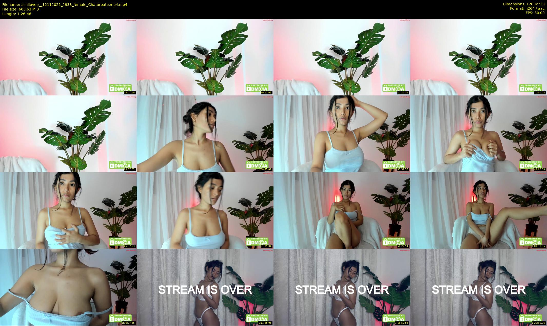 ashllovee_ — 87 minute Chaturbate female cam show recording, 720p, Nov 12, 2025