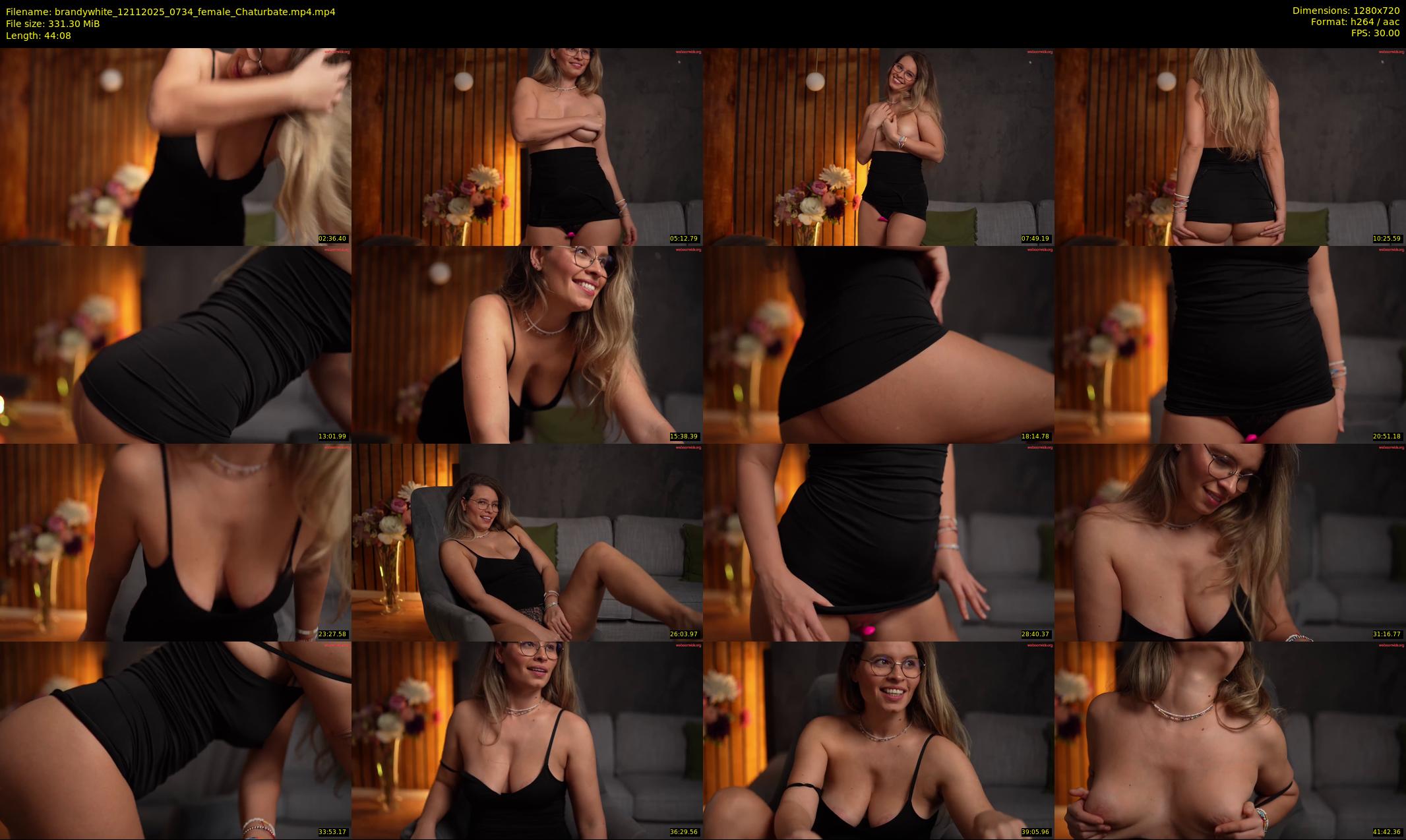 brandywhite — 45 minute Chaturbate female cam show recording, 720p, Nov 12, 2025