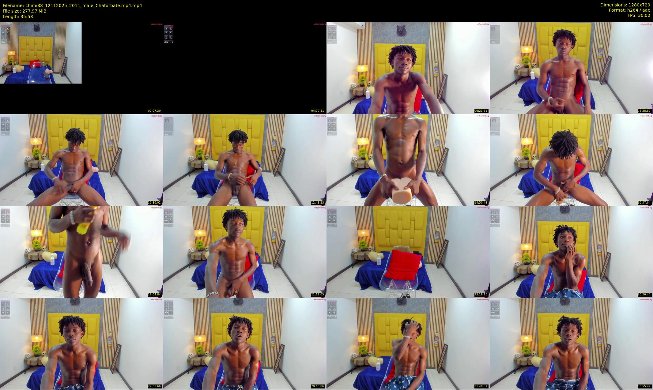 chimi88 — 36 minute Chaturbate male cam show recording, 720p, Nov 12, 2025