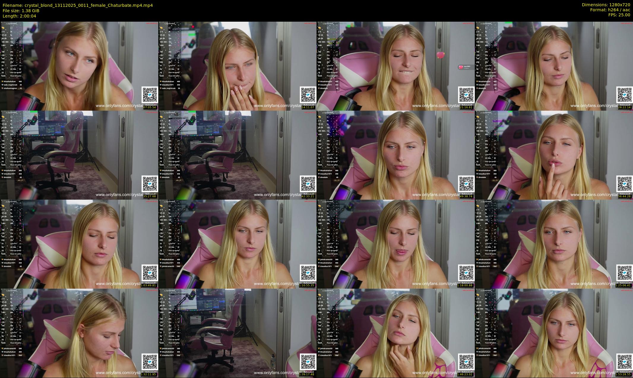 crystal_blond — 121 minute Chaturbate female cam show recording, 720p, Nov 13, 2025