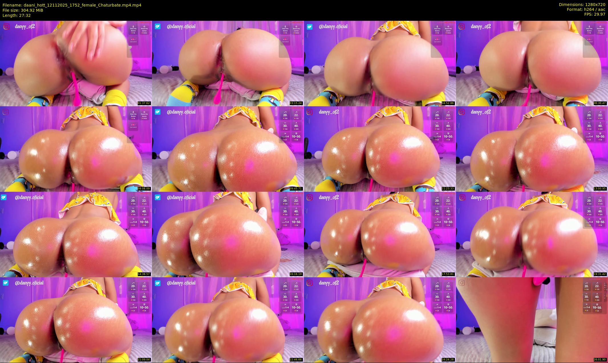 daani_hott — 28 minute Chaturbate female cam show recording, 720p, Nov 12, 2025