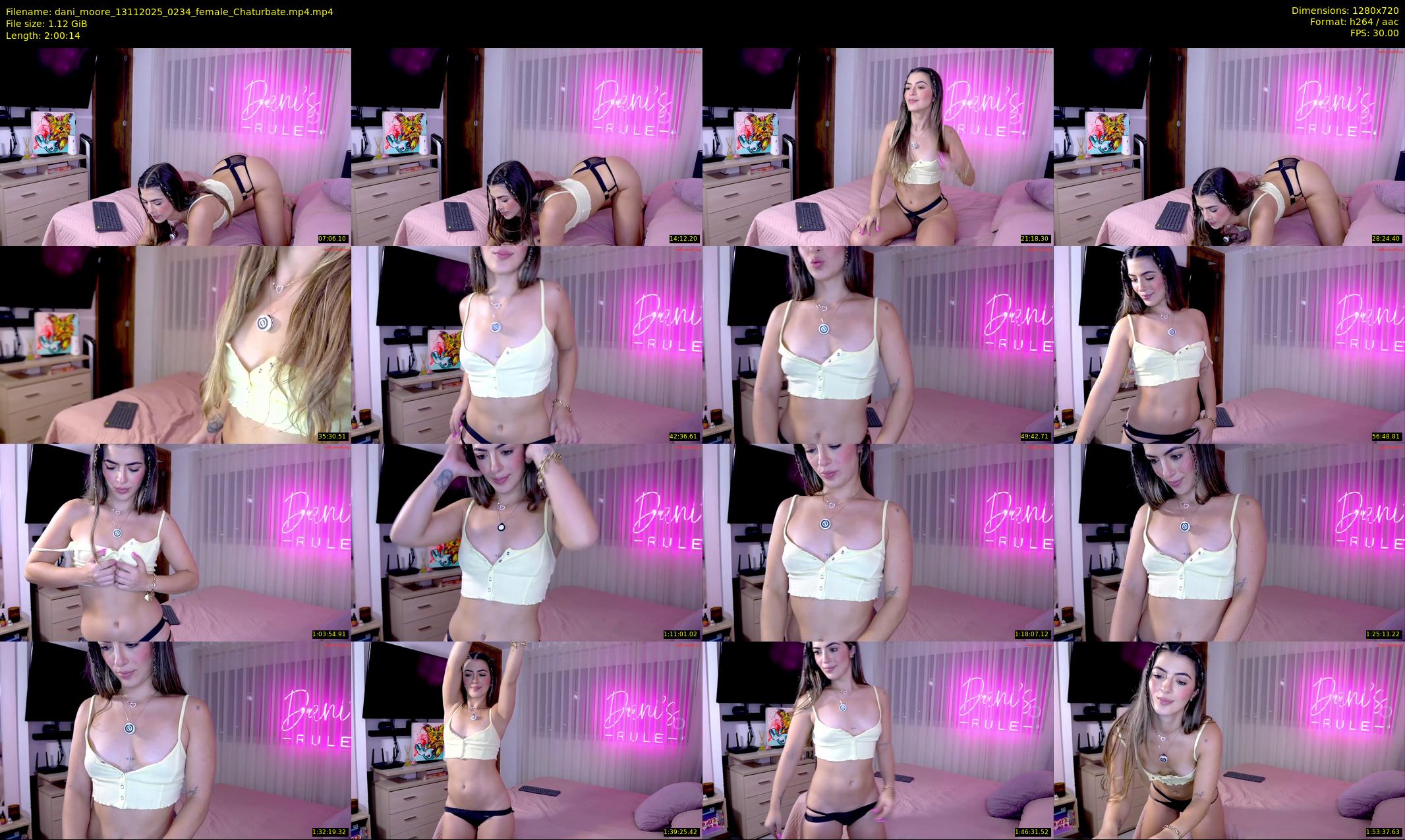 dani_moore — 121 minute Chaturbate female cam show recording, 720p, Nov 13, 2025