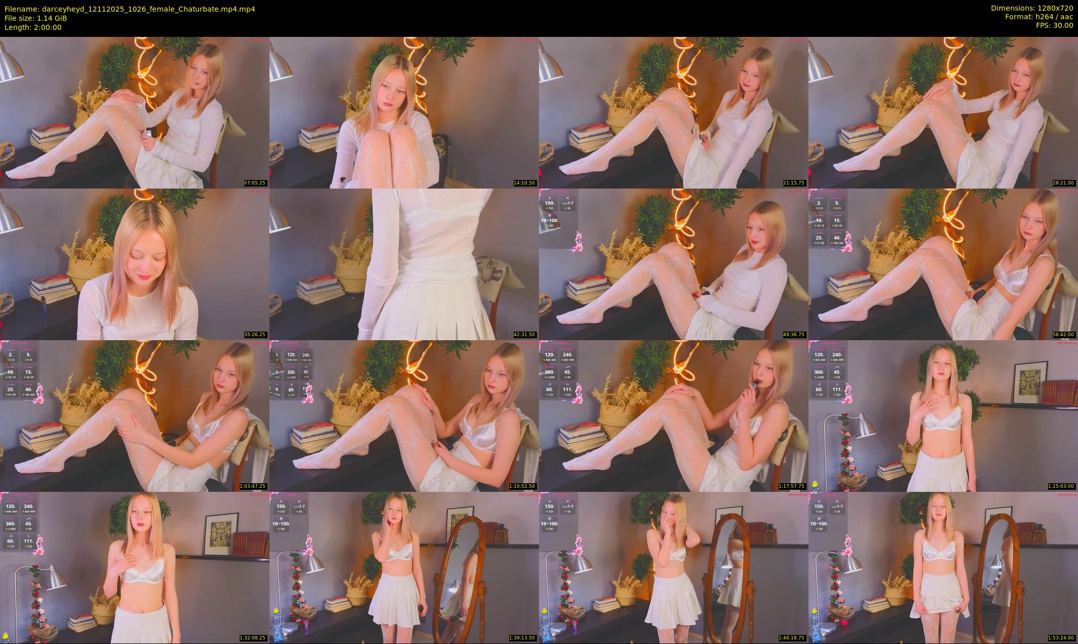 darceyheyd — 120 minute Chaturbate female cam show recording, 720p, Nov 12, 2025