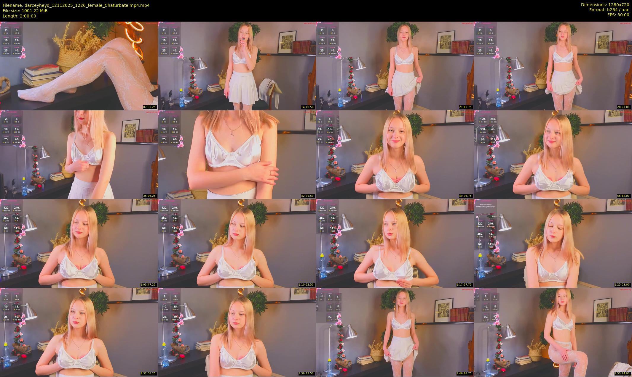 darceyheyd — 120 minute Chaturbate female cam show recording, 720p, Nov 12, 2025