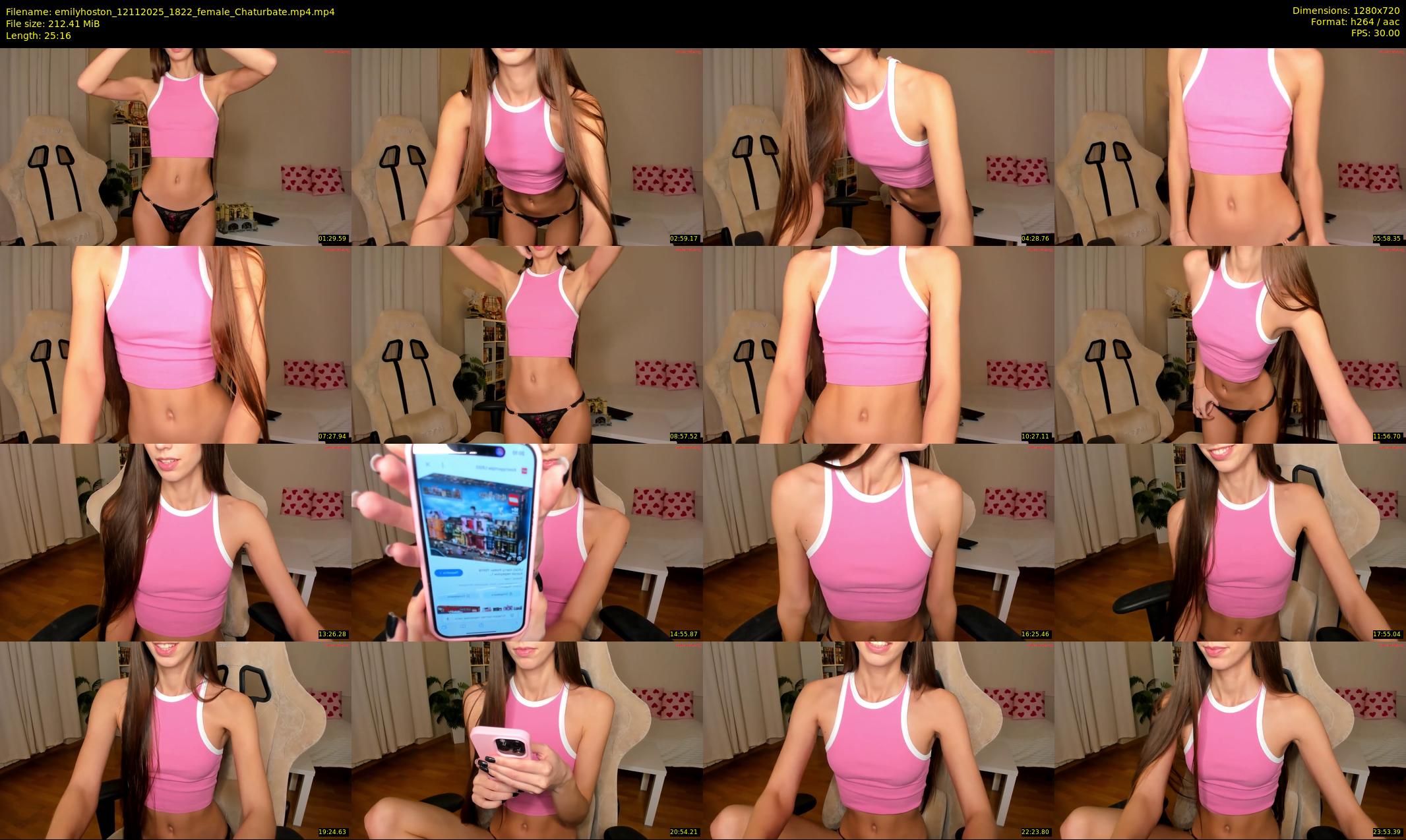 emilyhoston — 26 minute Chaturbate female cam show recording, 720p, Nov 12, 2025