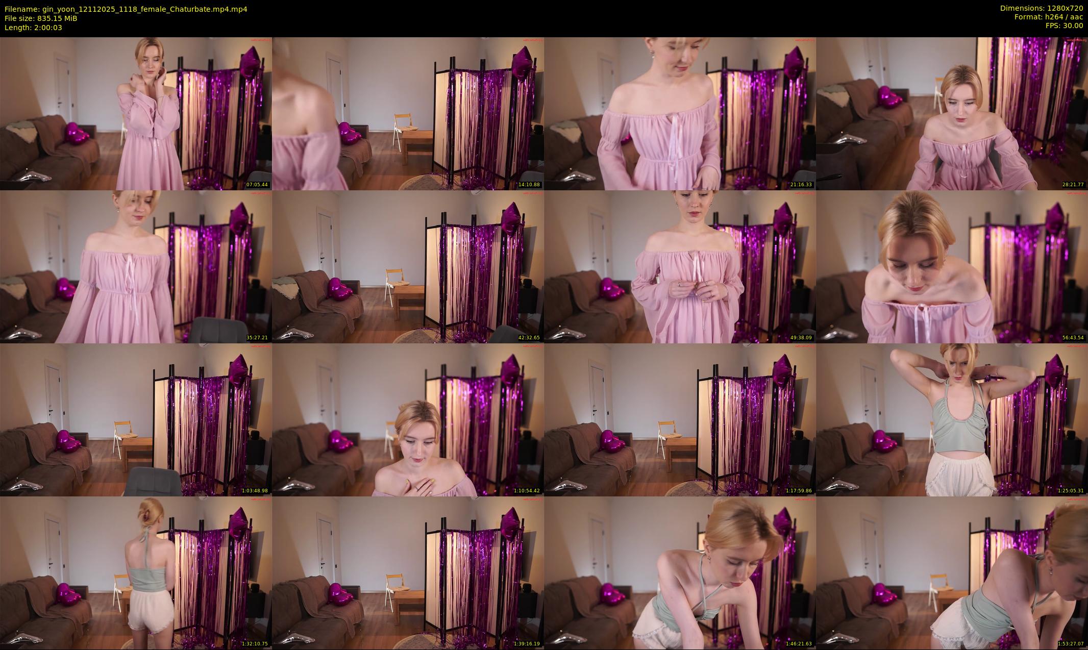gin_yoon — 121 minute Chaturbate female cam show recording, 720p, Nov 12, 2025