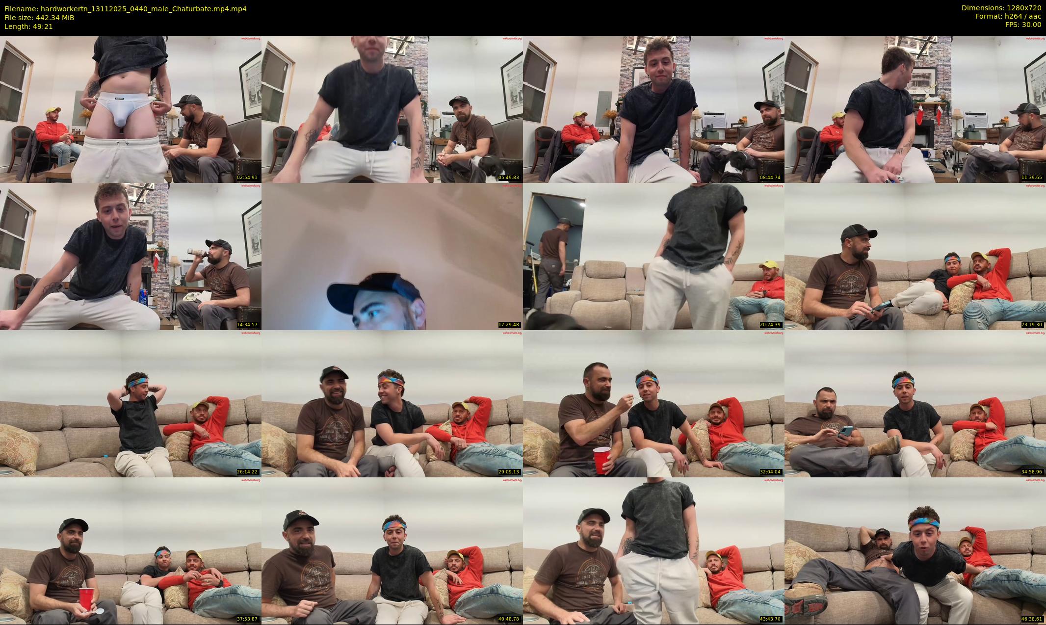 hardworkertn — 50 minute Chaturbate male cam show recording, 720p, Nov 13, 2025