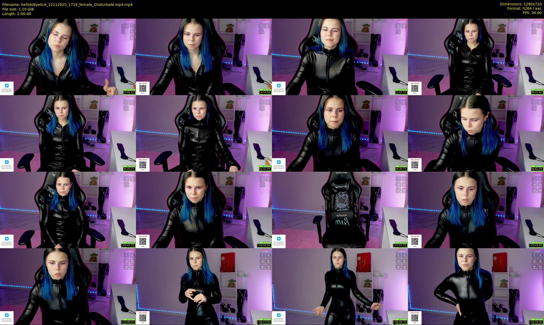 hellokittyalice — 120 minute Chaturbate female cam show recording, 720p, Nov 12, 2025
