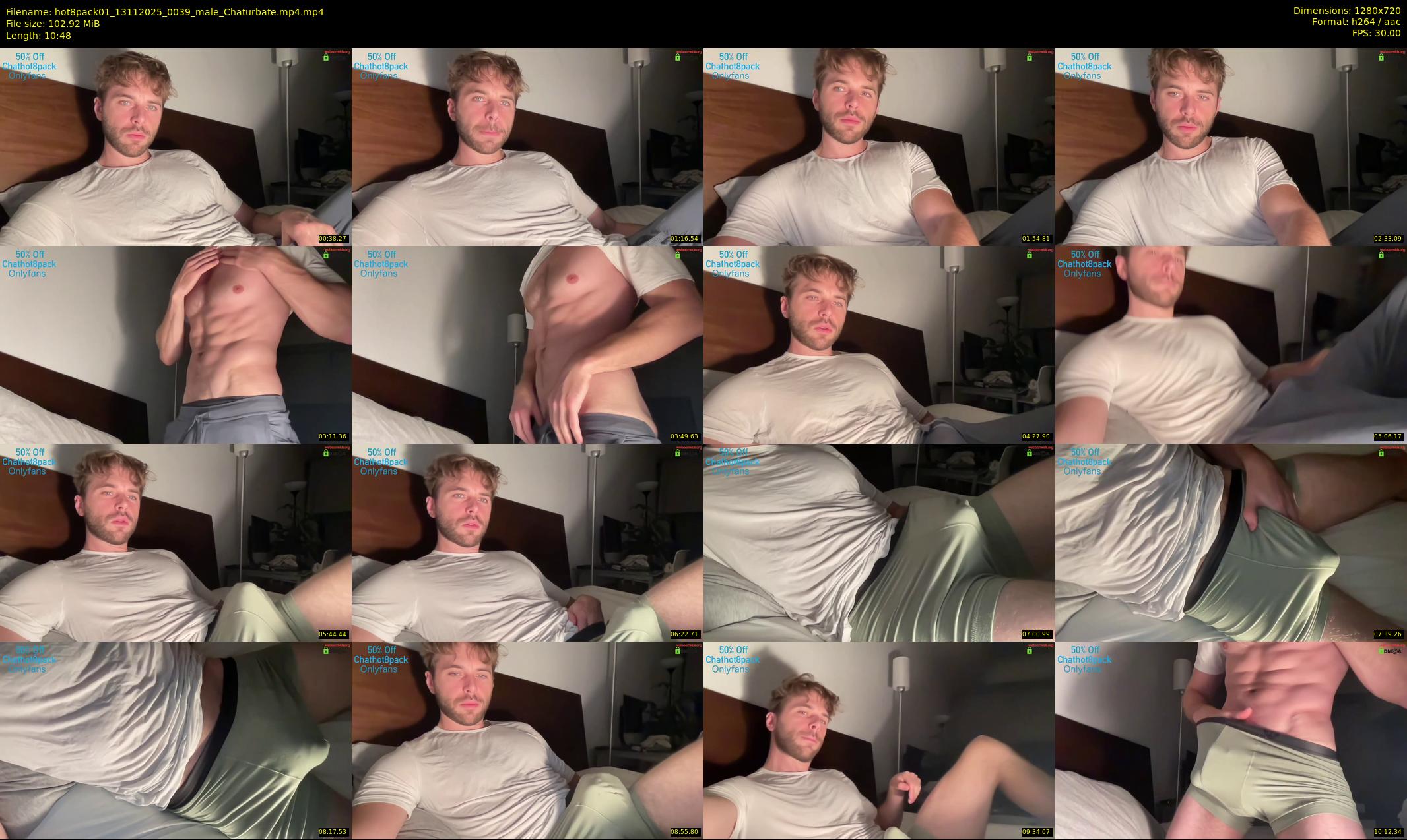 hot8pack01 — 11 minute Chaturbate male cam show recording, 720p, Nov 13, 2025