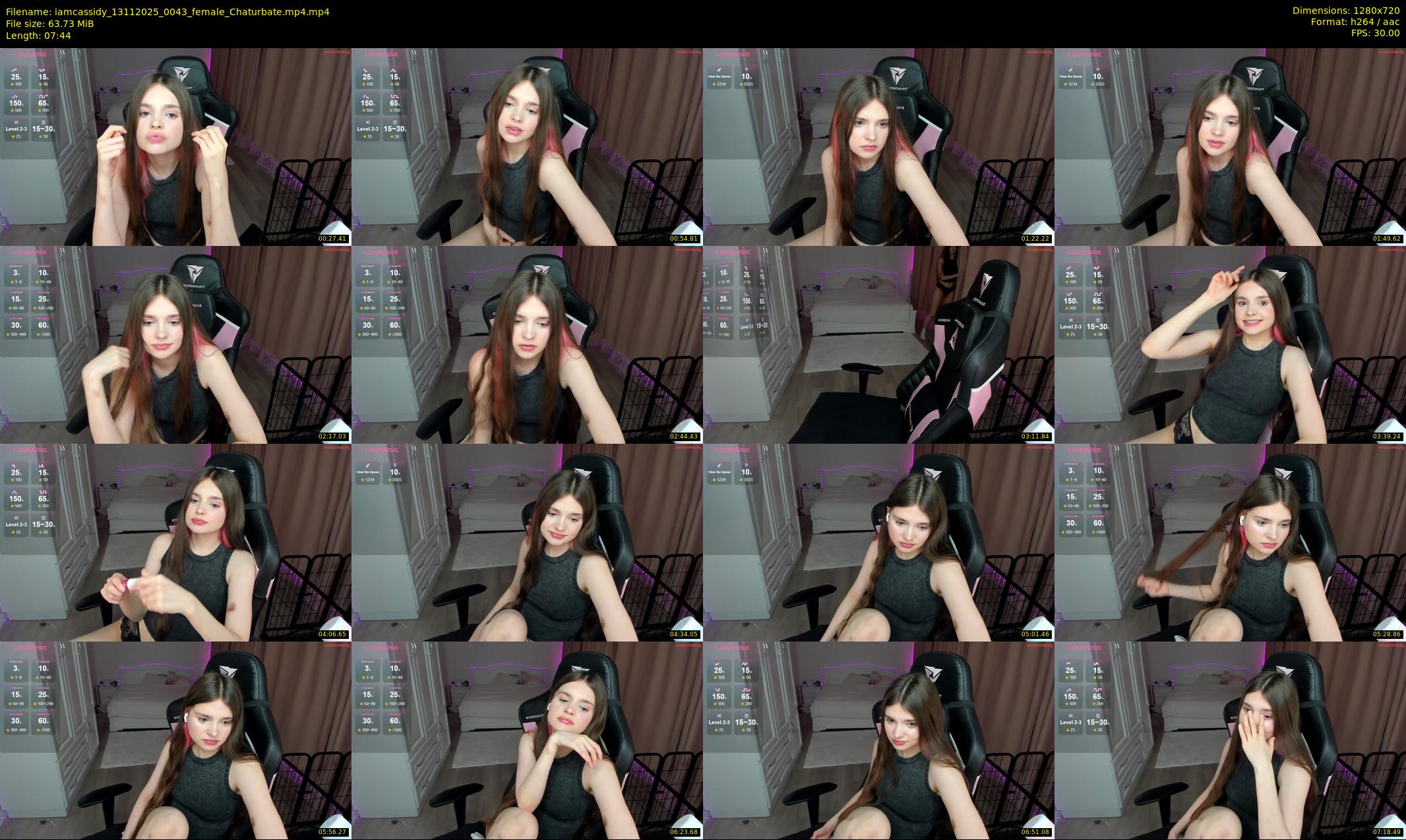 iamcassidy — 8 minute Chaturbate female cam show recording, 720p, Nov 13, 2025