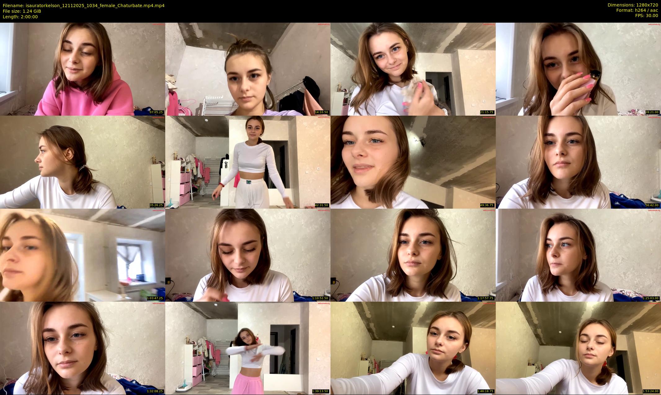 isauratorkelson — 120 minute Chaturbate female cam show recording, 720p, Nov 12, 2025