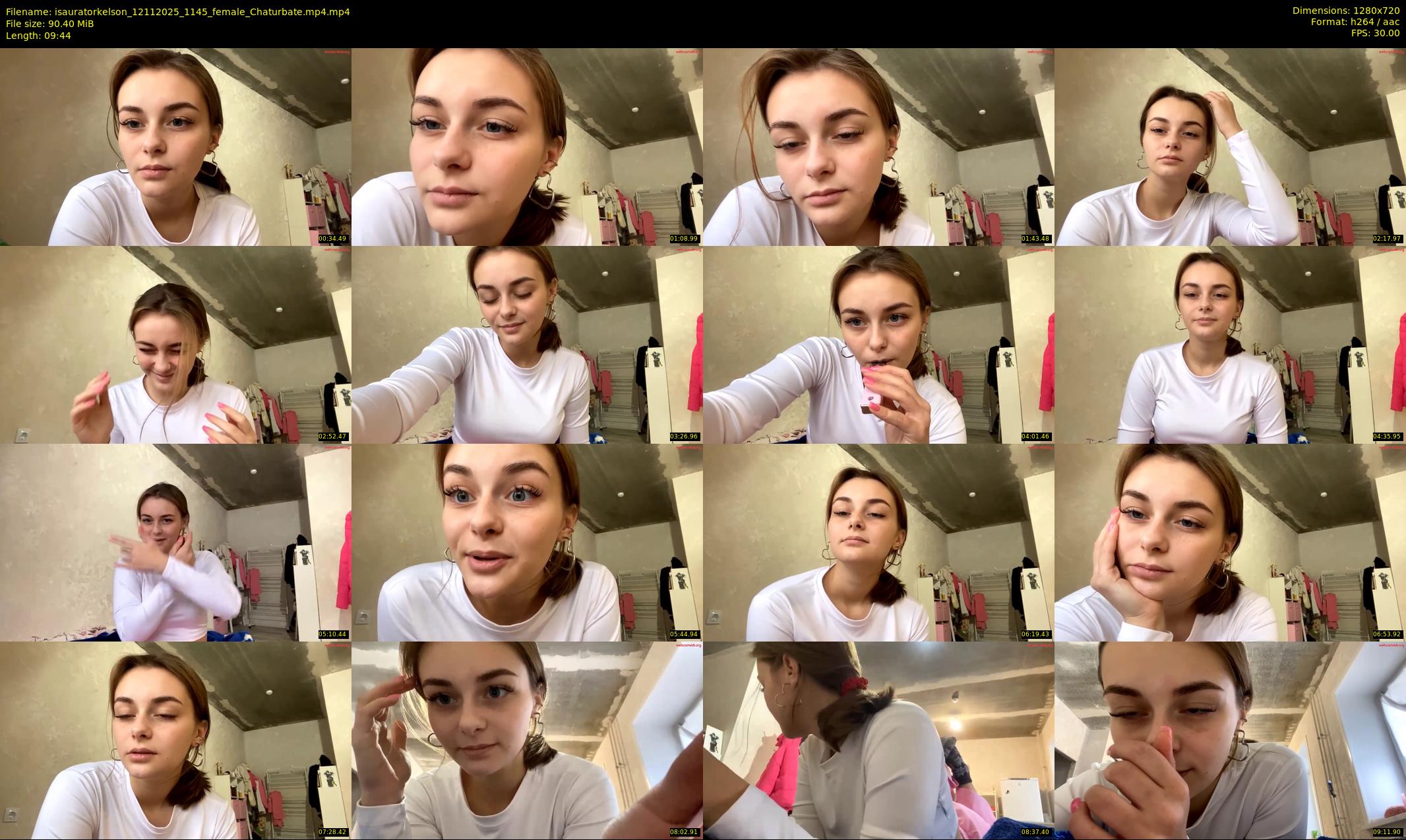 isauratorkelson — 10 minute Chaturbate female cam show recording, 720p, Nov 12, 2025