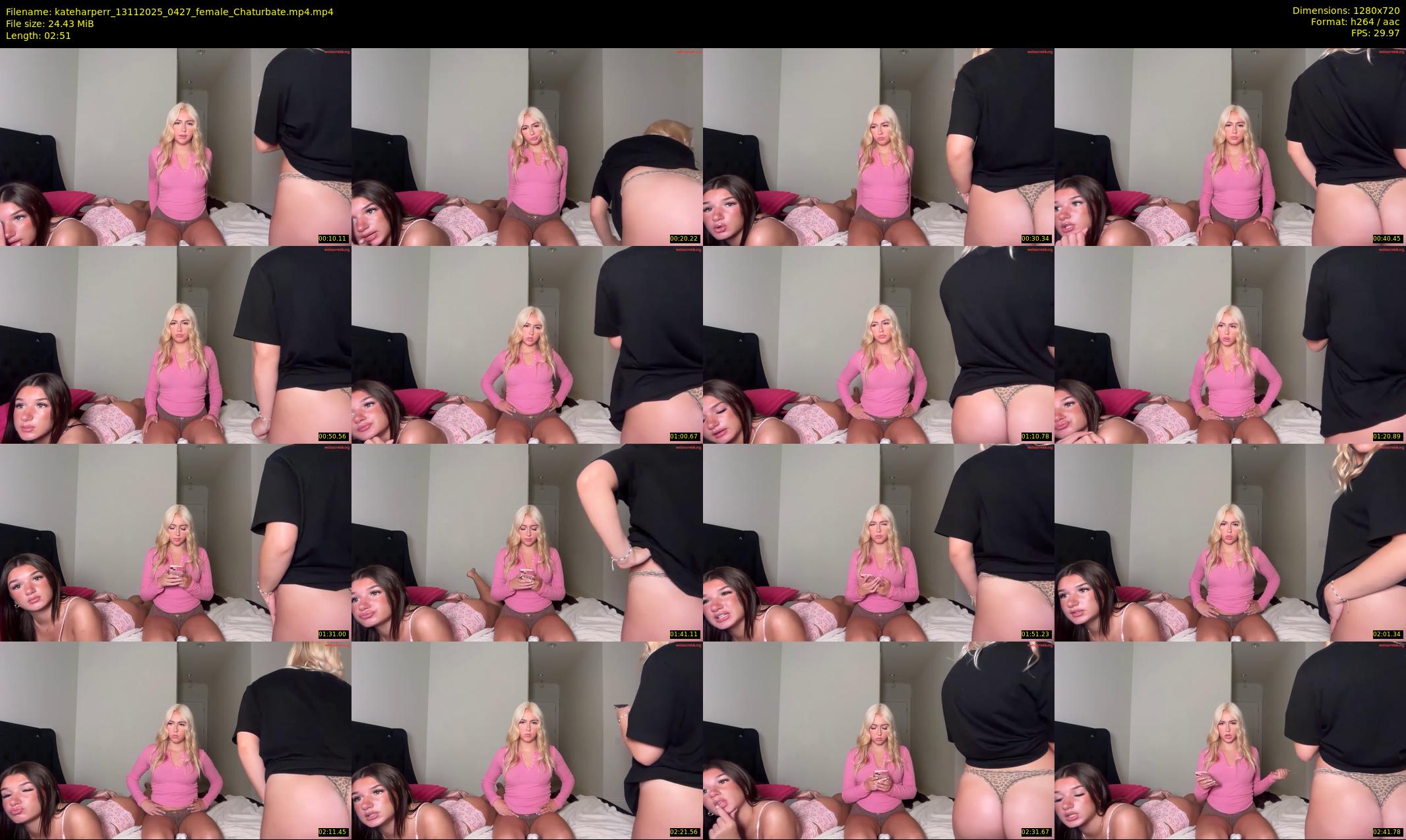 kateharperr — 3 minute Chaturbate female cam show recording, 720p, Nov 13, 2025