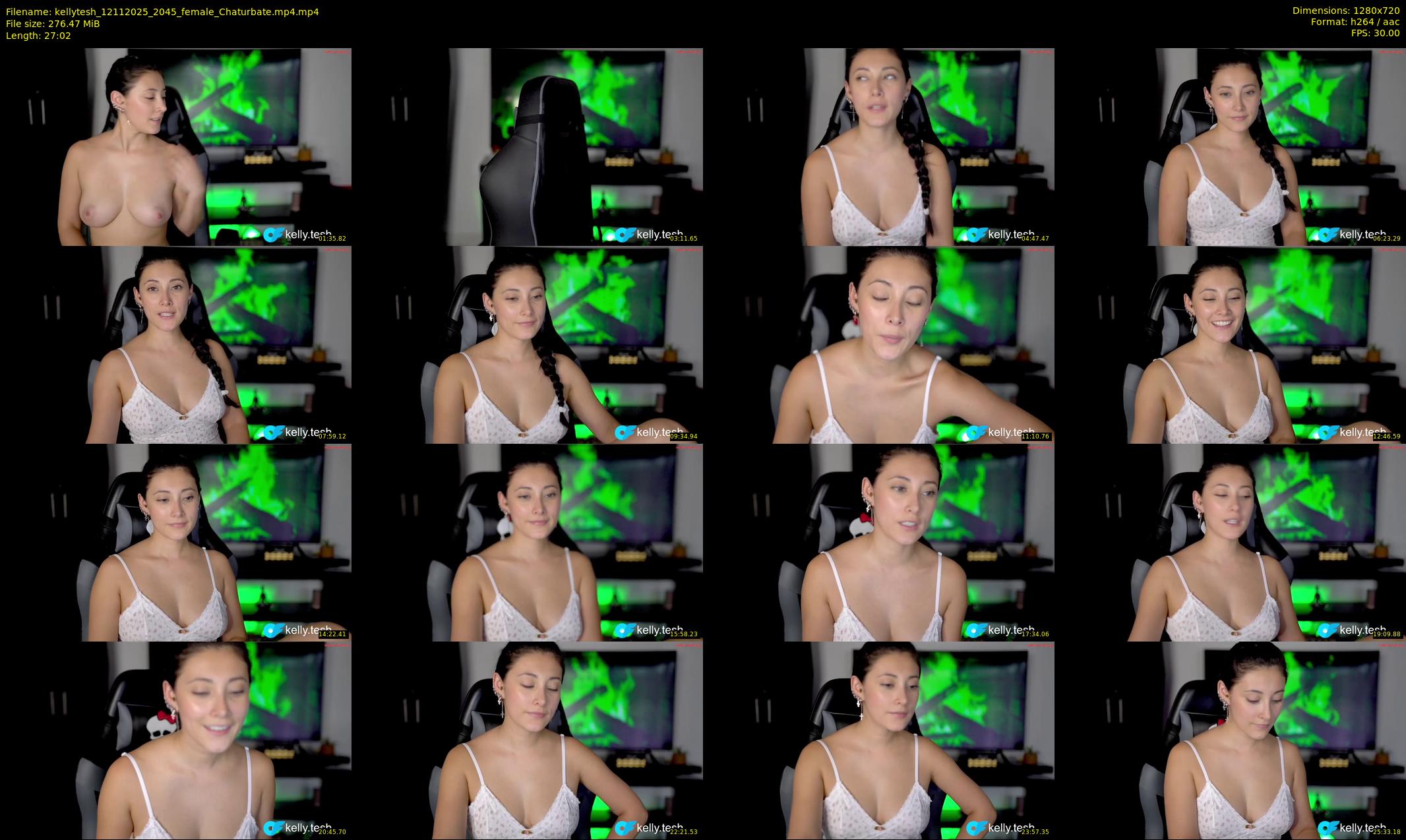 kellytesh — 28 minute Chaturbate female cam show recording, 720p, Nov 12, 2025