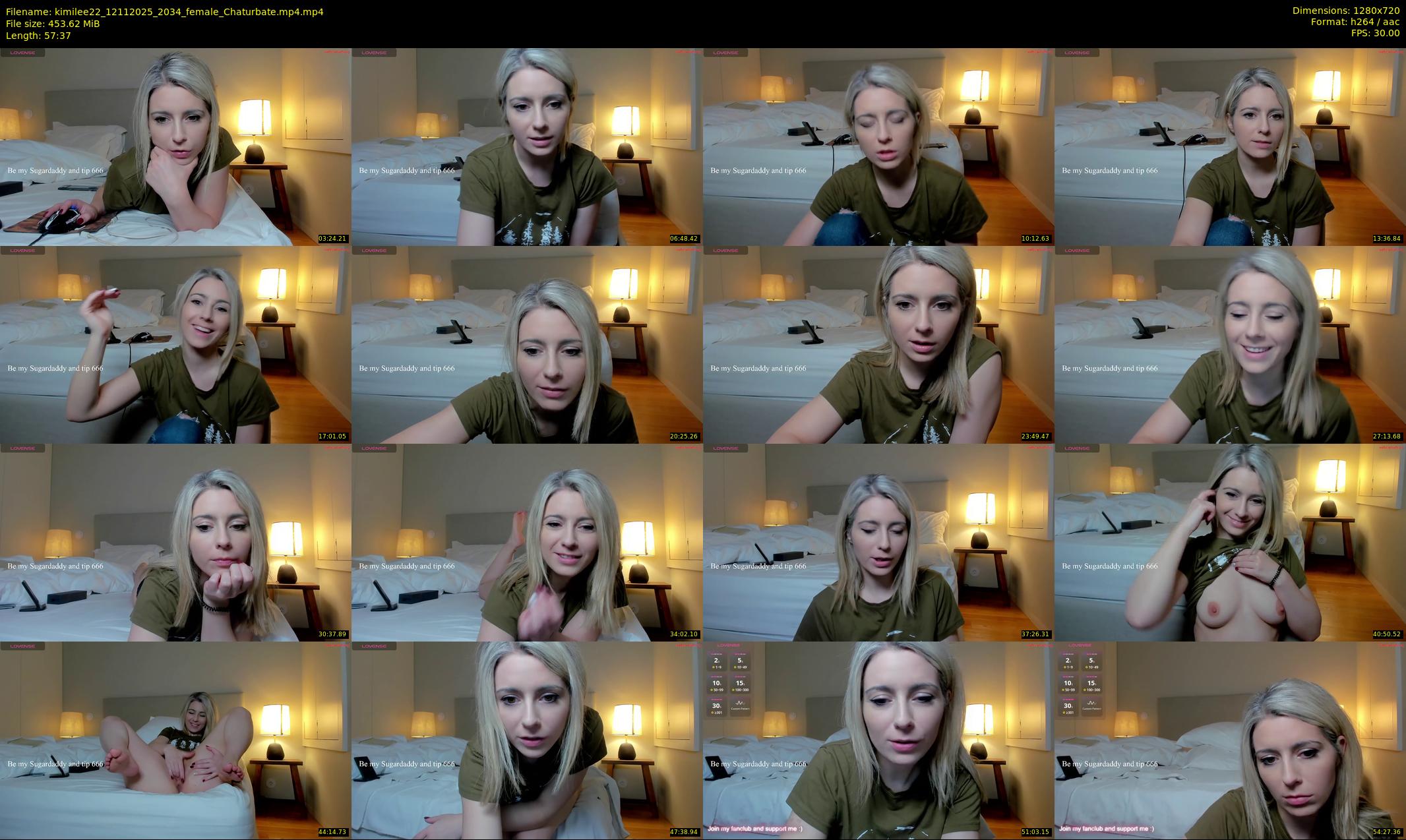 kimilee22 — 58 minute Chaturbate female cam show recording, 720p, Nov 12, 2025