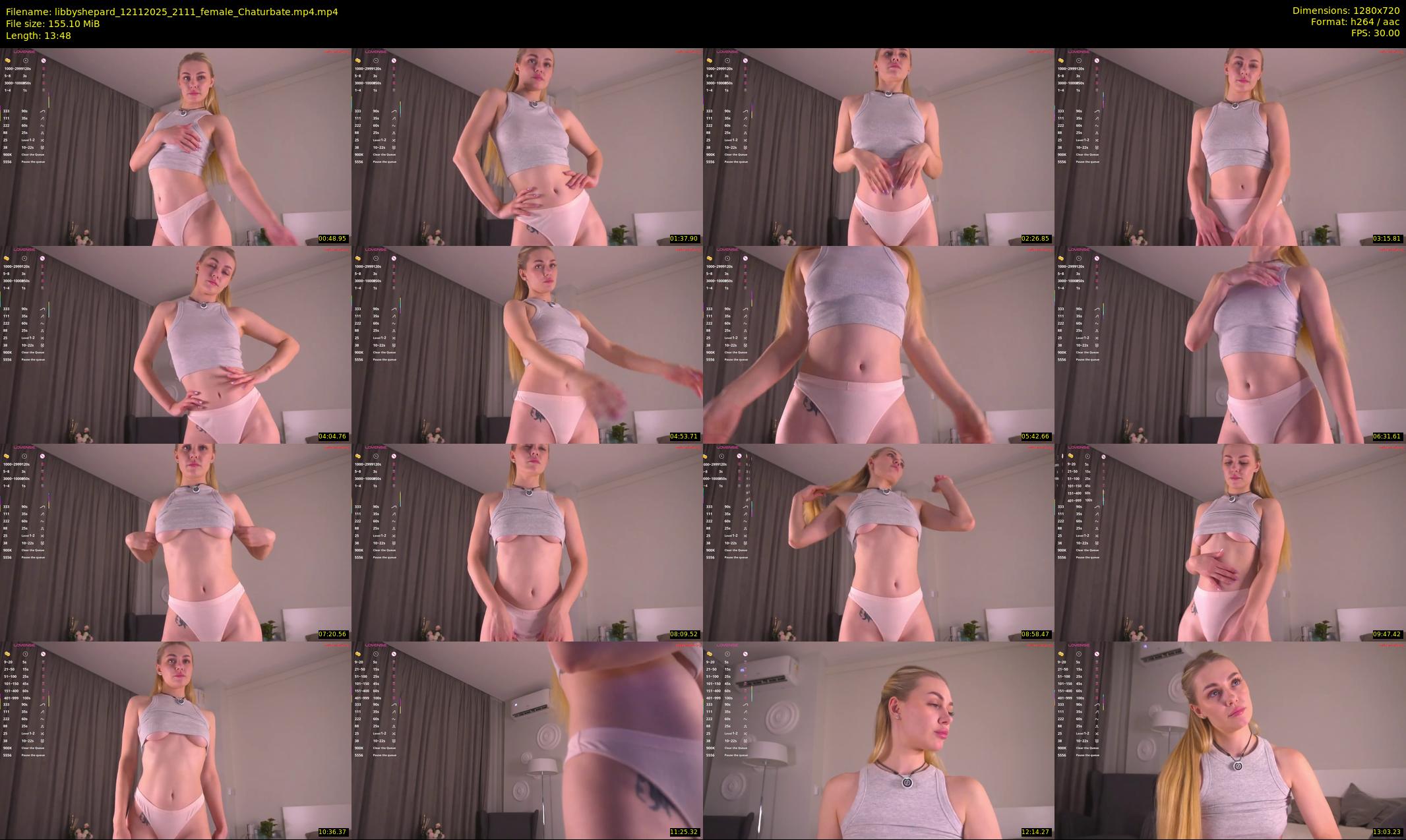 libbyshepard — 14 minute Chaturbate female cam show recording, 720p, Nov 12, 2025