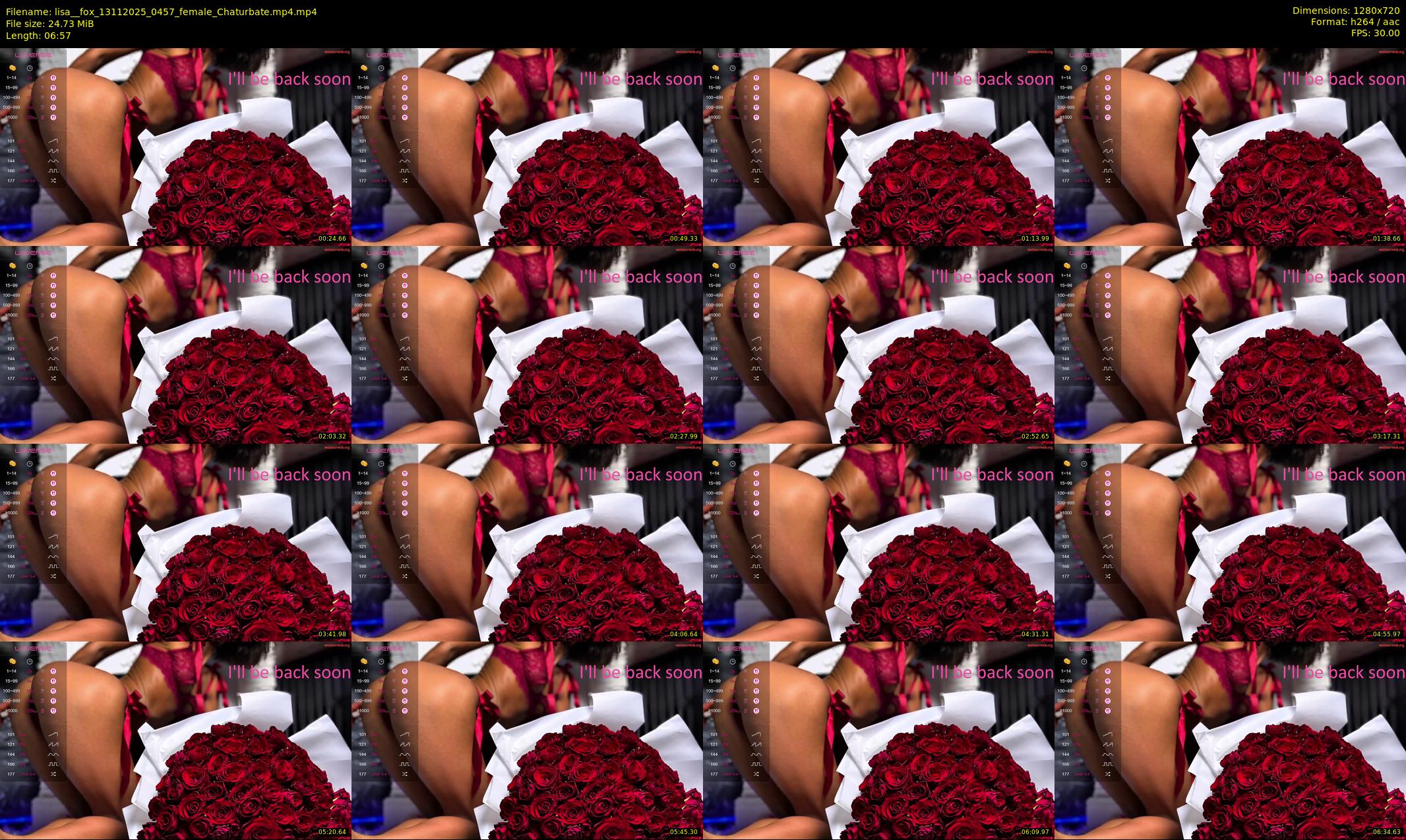 lisa__fox — 7 minute Chaturbate female cam show recording, 720p, Nov 13, 2025