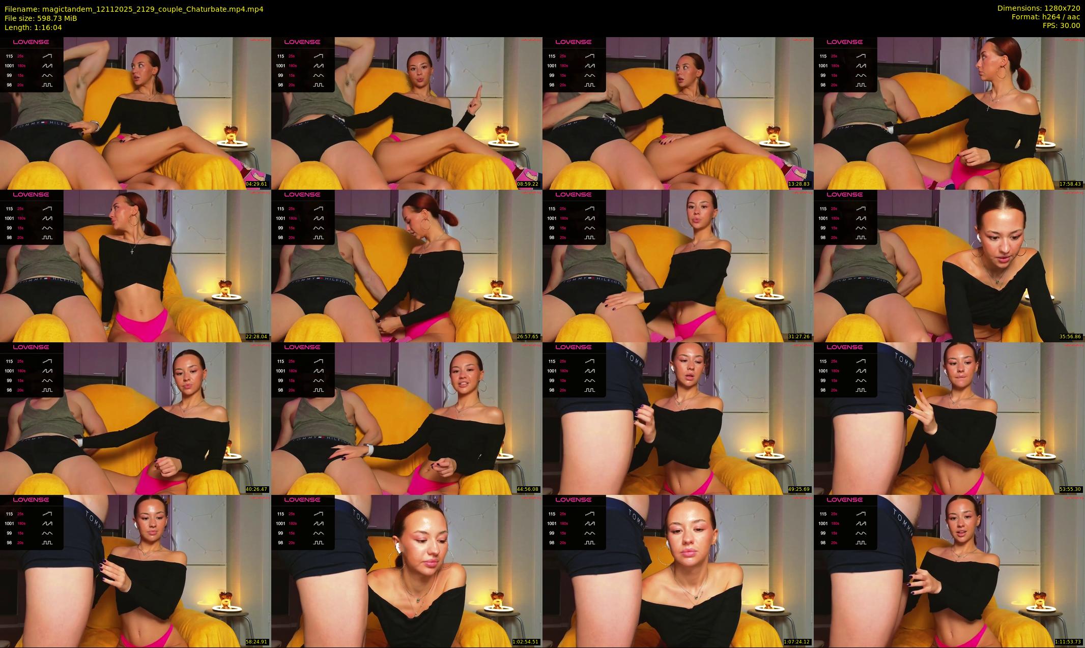 magictandem — 77 minute Chaturbate couple cam show recording, 720p, Nov 12, 2025