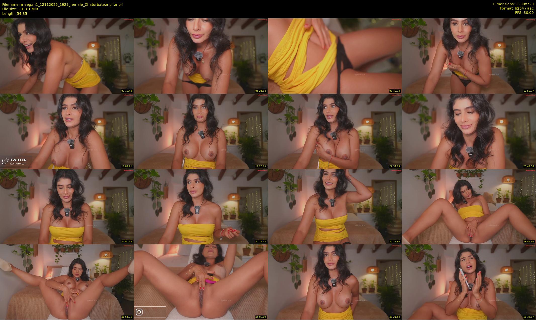 meegan1 — 55 minute Chaturbate female cam show recording, 720p, Nov 12, 2025
