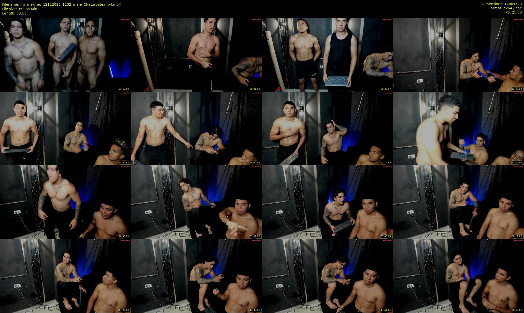mr_maximo — 54 minute Chaturbate male cam show recording, 720p, Nov 12, 2025