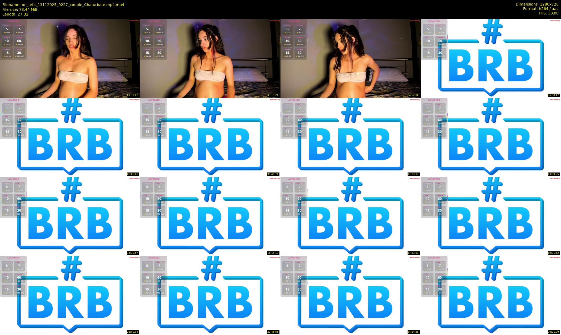 on_tefa — 28 minute Chaturbate female cam show recording, 720p, Nov 13, 2025