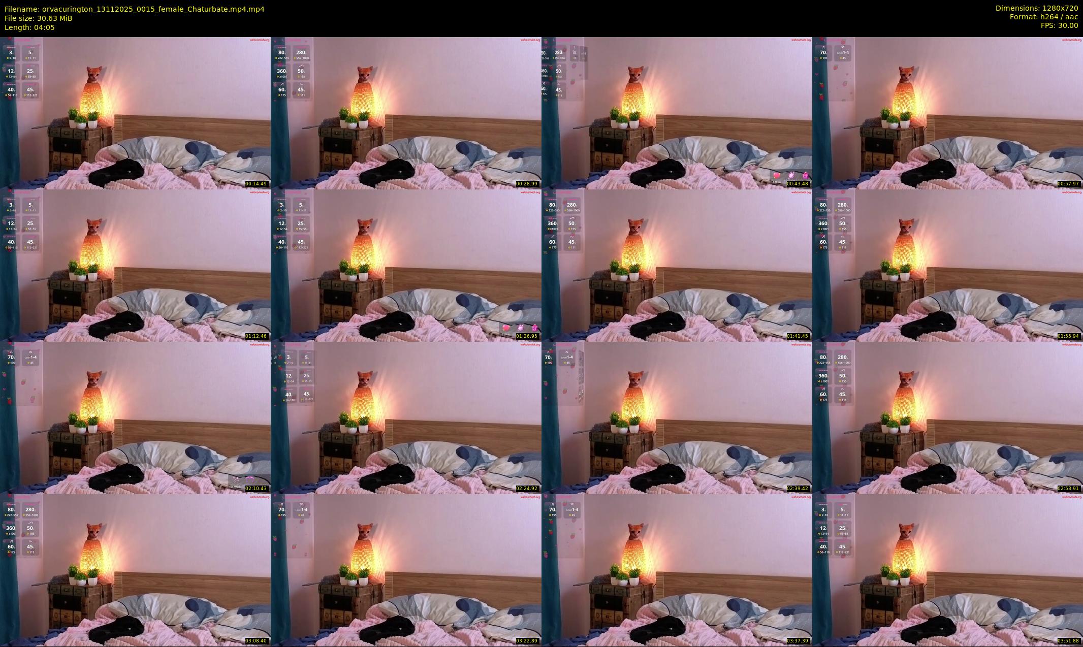 orvacurington — 5 minute Chaturbate female cam show recording, 720p, Nov 13, 2025