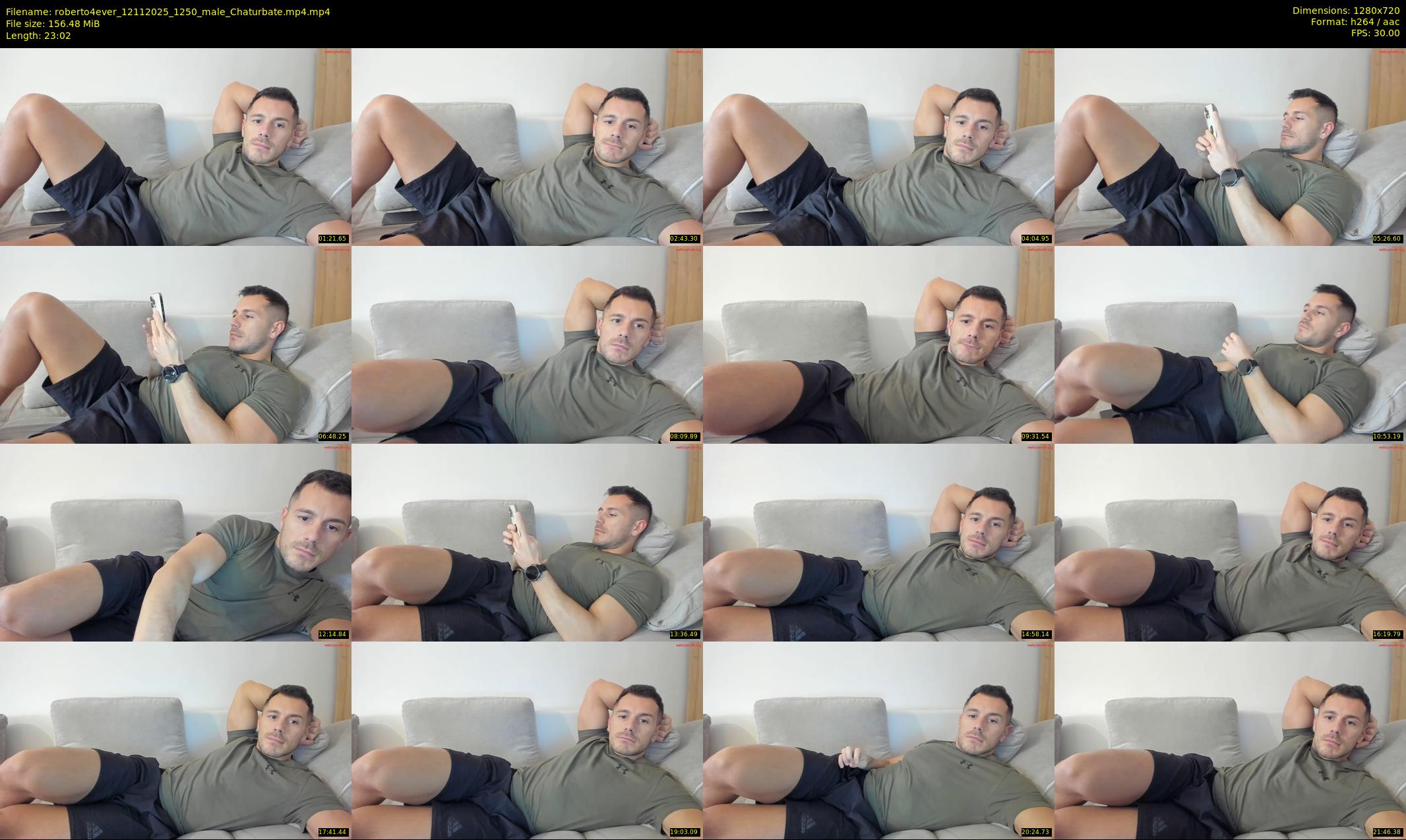 roberto4ever — 24 minute Chaturbate male cam show recording, 720p, Nov 12, 2025