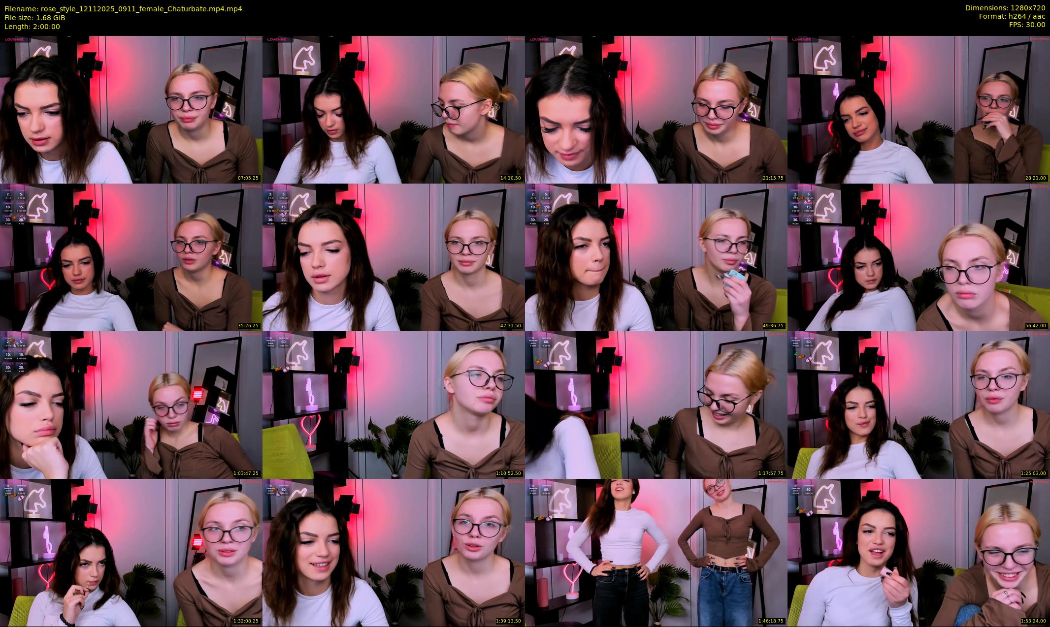 rose_style — 120 minute Chaturbate couple cam show recording, 720p, Nov 12, 2025