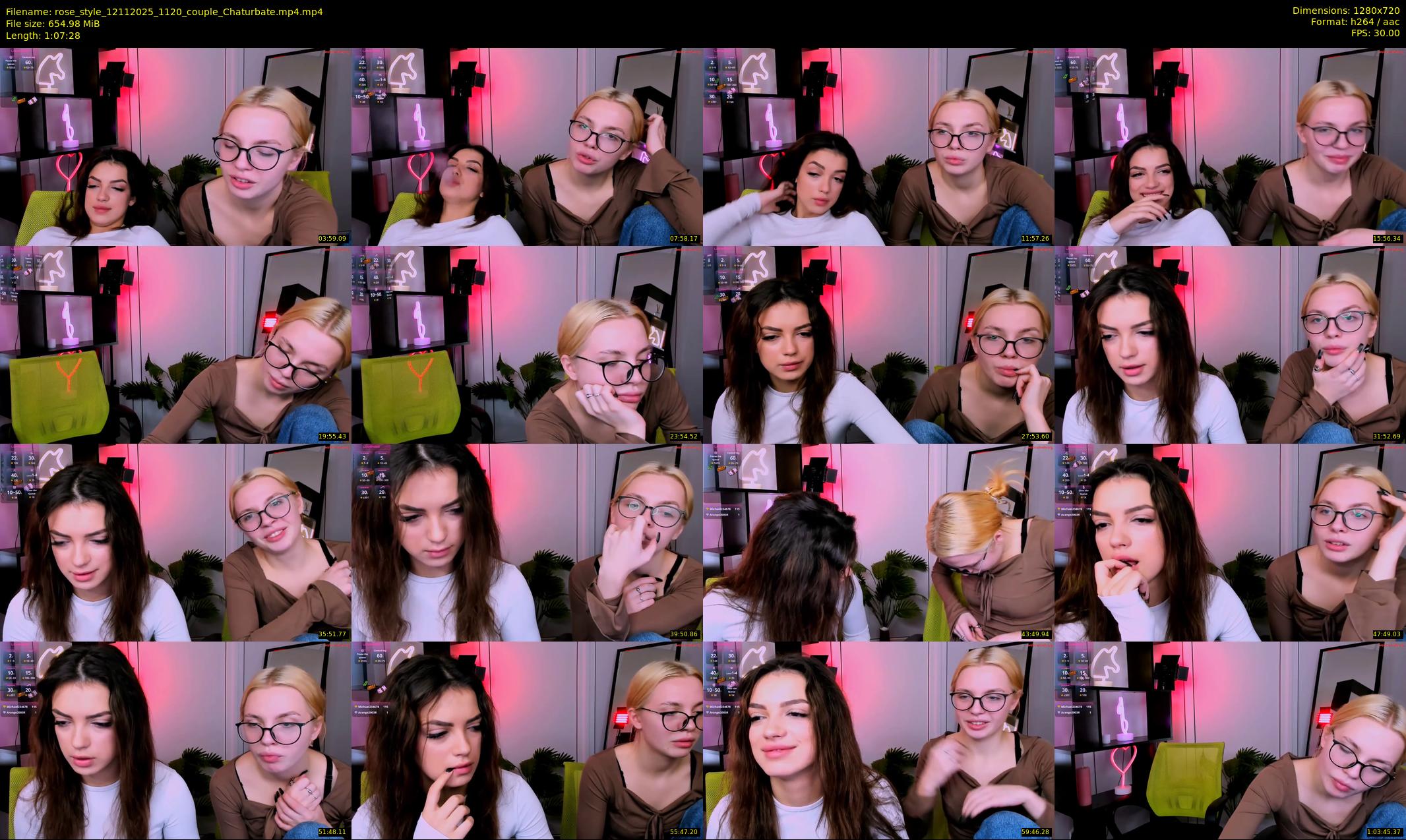 rose_style — 68 minute Chaturbate couple cam show recording, 720p, Nov 12, 2025