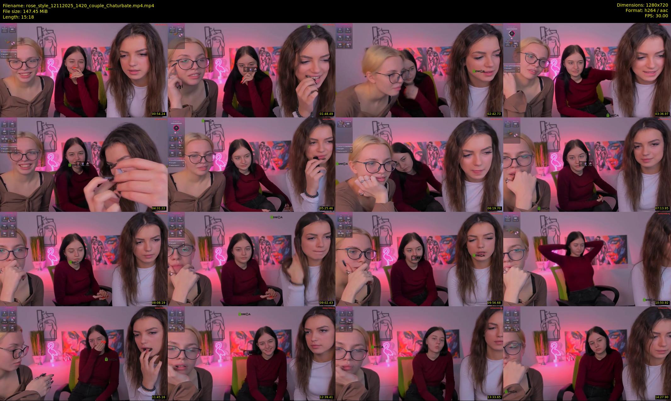 rose_style — 16 minute Chaturbate couple cam show recording, 720p, Nov 12, 2025