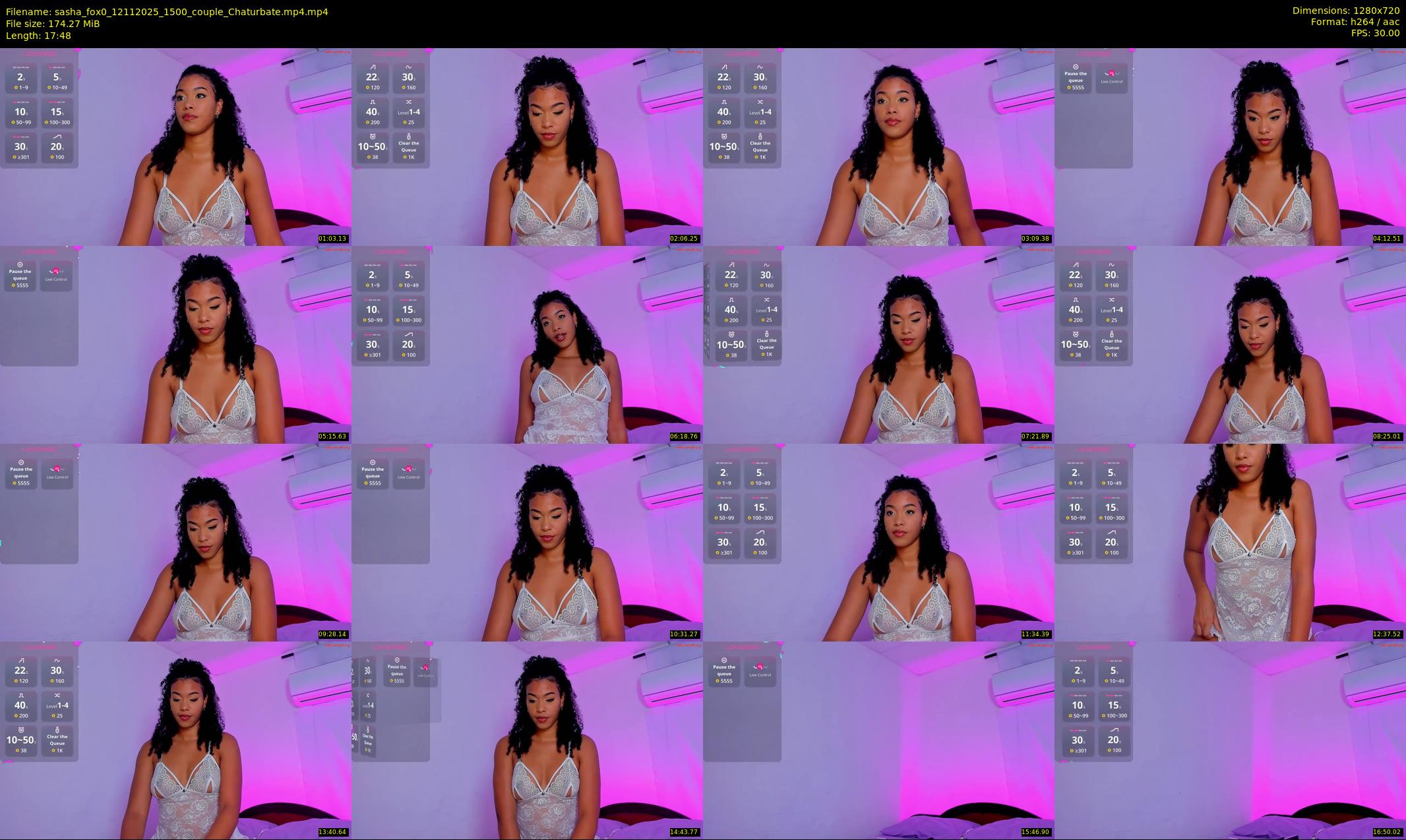 sasha_fox0 — 18 minute Chaturbate couple cam show recording, 720p, Nov 12, 2025