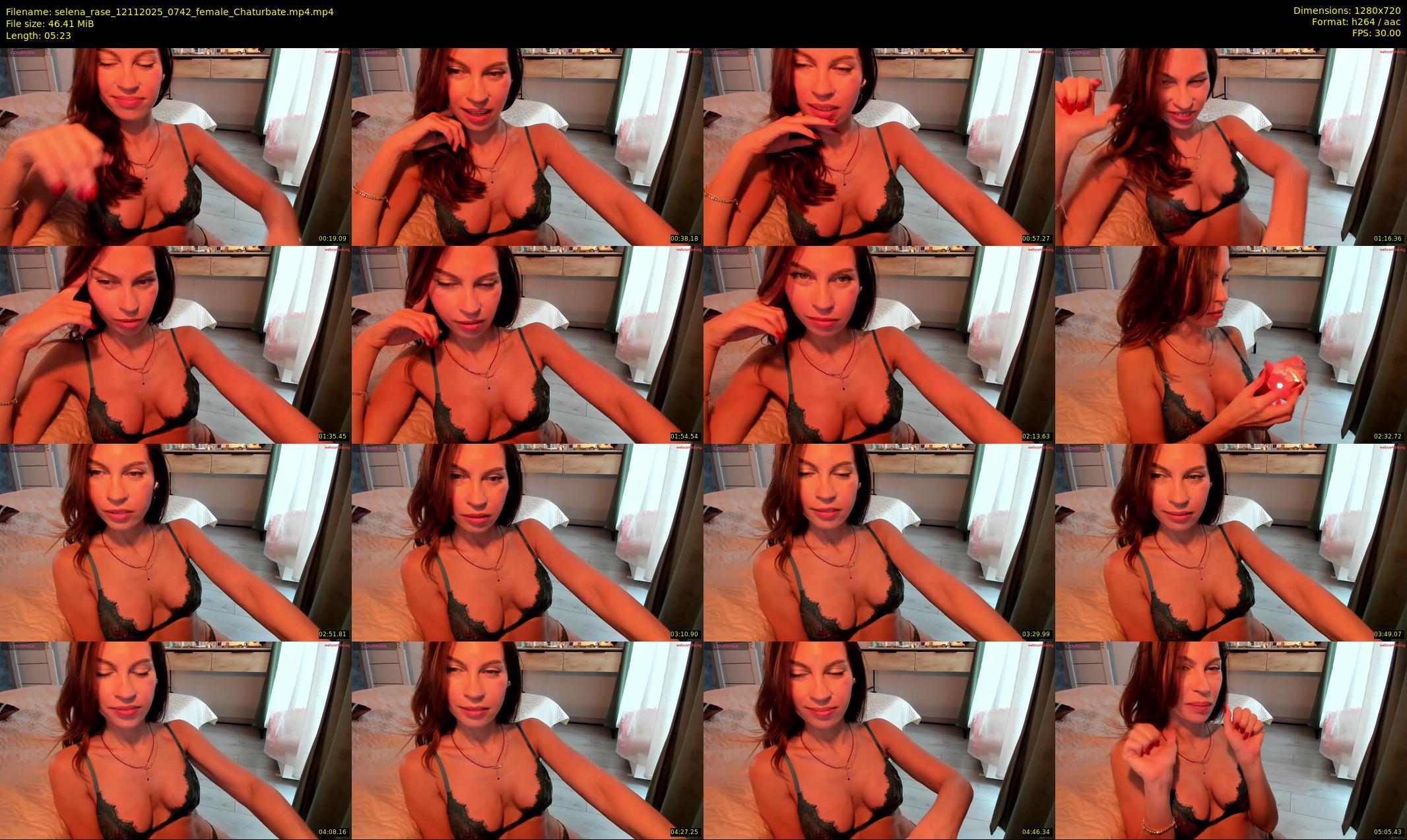 selena_rase — 6 minute Chaturbate female cam show recording, 720p, Nov 12, 2025