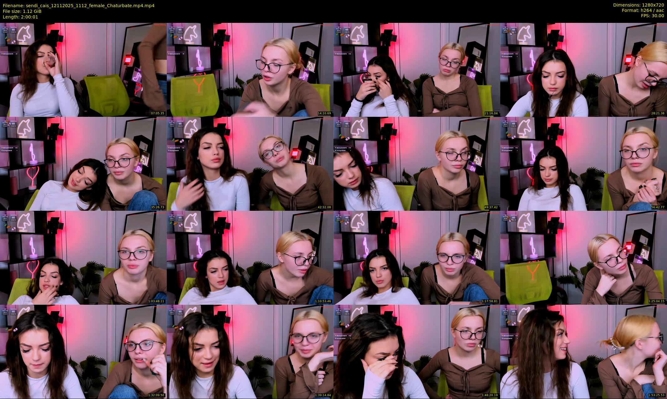 sendi_cais — 121 minute Chaturbate female cam show recording, 720p, Nov 12, 2025