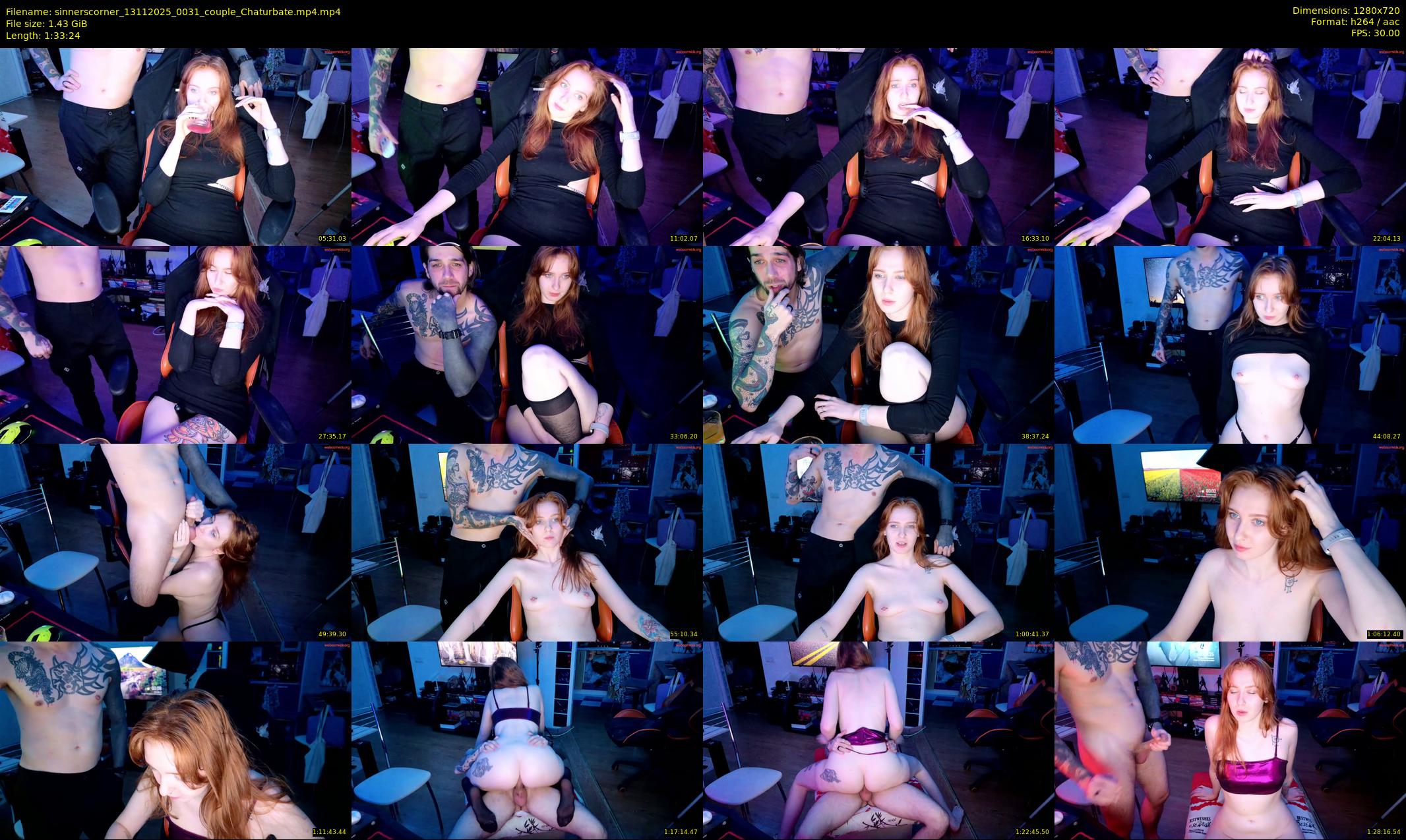 sinnerscorner — 94 minute Chaturbate couple cam show recording, 720p, Nov 13, 2025