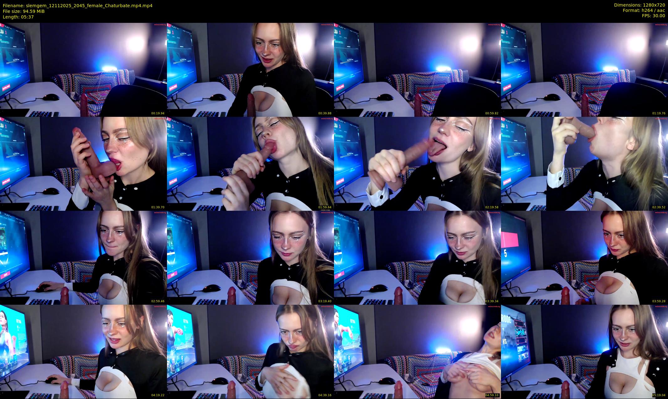 slemgem — 6 minute Chaturbate couple cam show recording, 720p, Nov 12, 2025