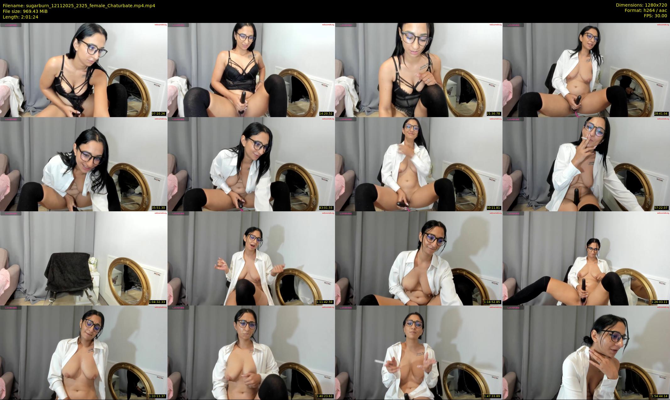 sugarburn — 122 minute Chaturbate female cam show recording, 720p, Nov 12, 2025