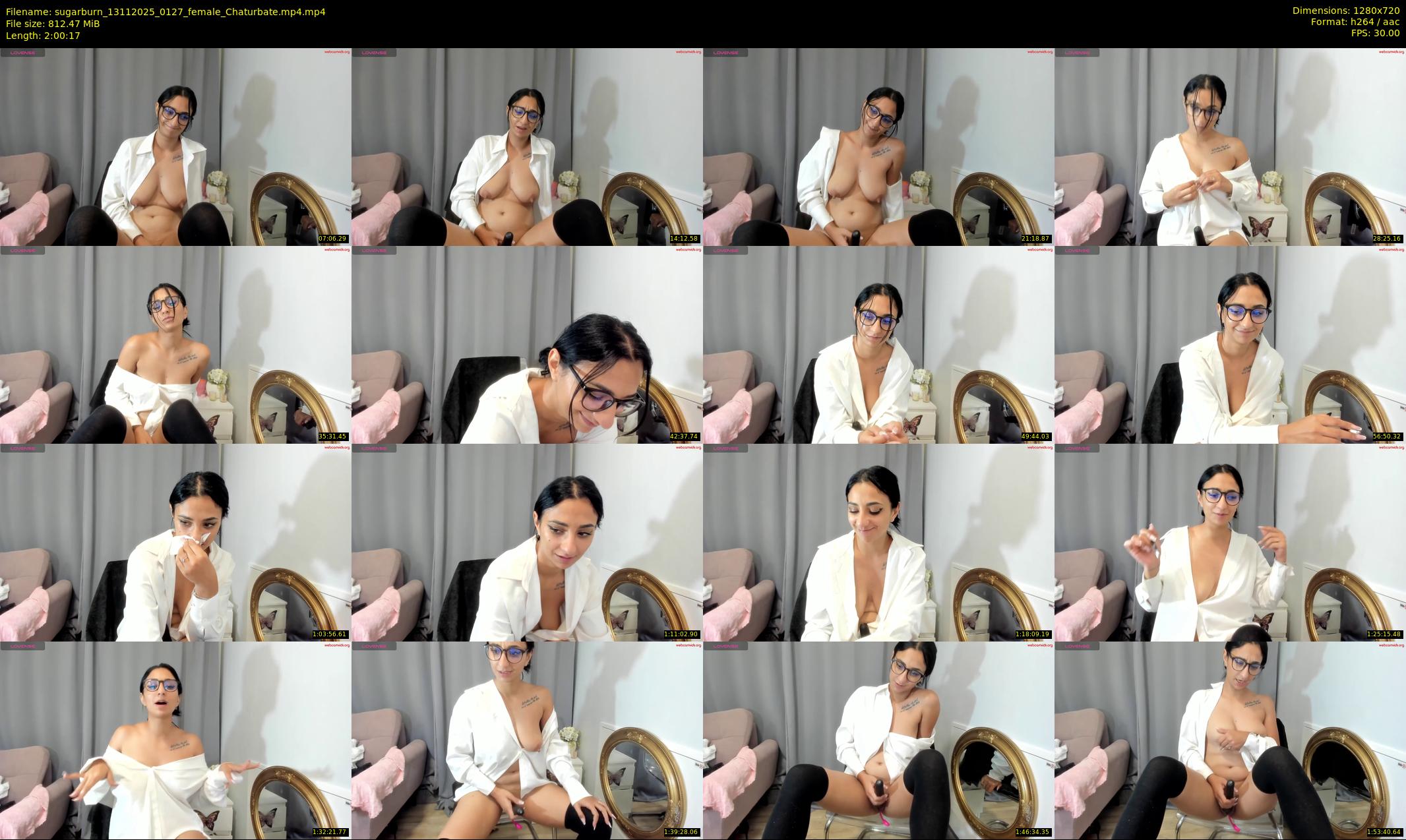 sugarburn — 121 minute Chaturbate female cam show recording, 720p, Nov 13, 2025