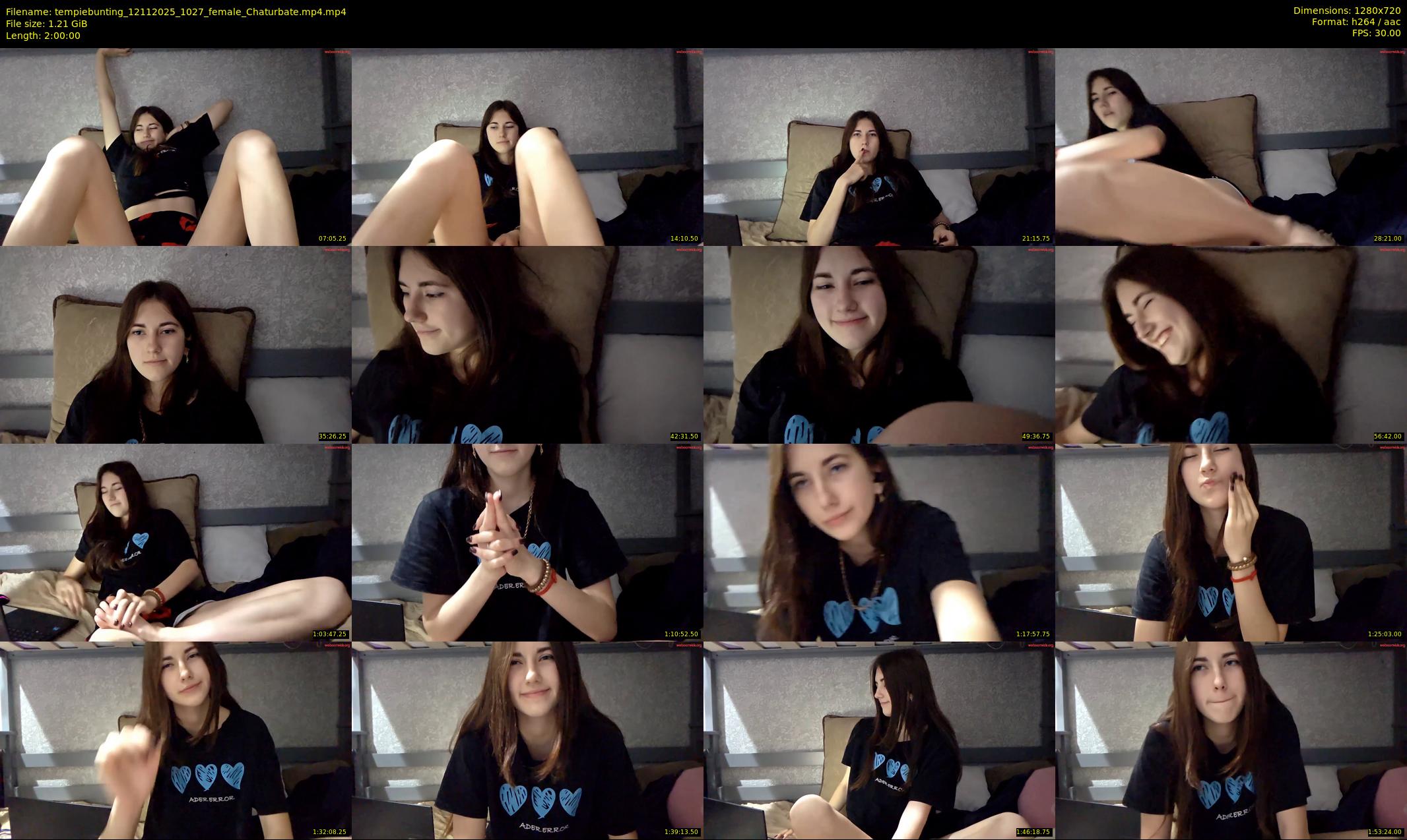 tempiebunting — 120 minute Chaturbate female cam show recording, 720p, Nov 12, 2025