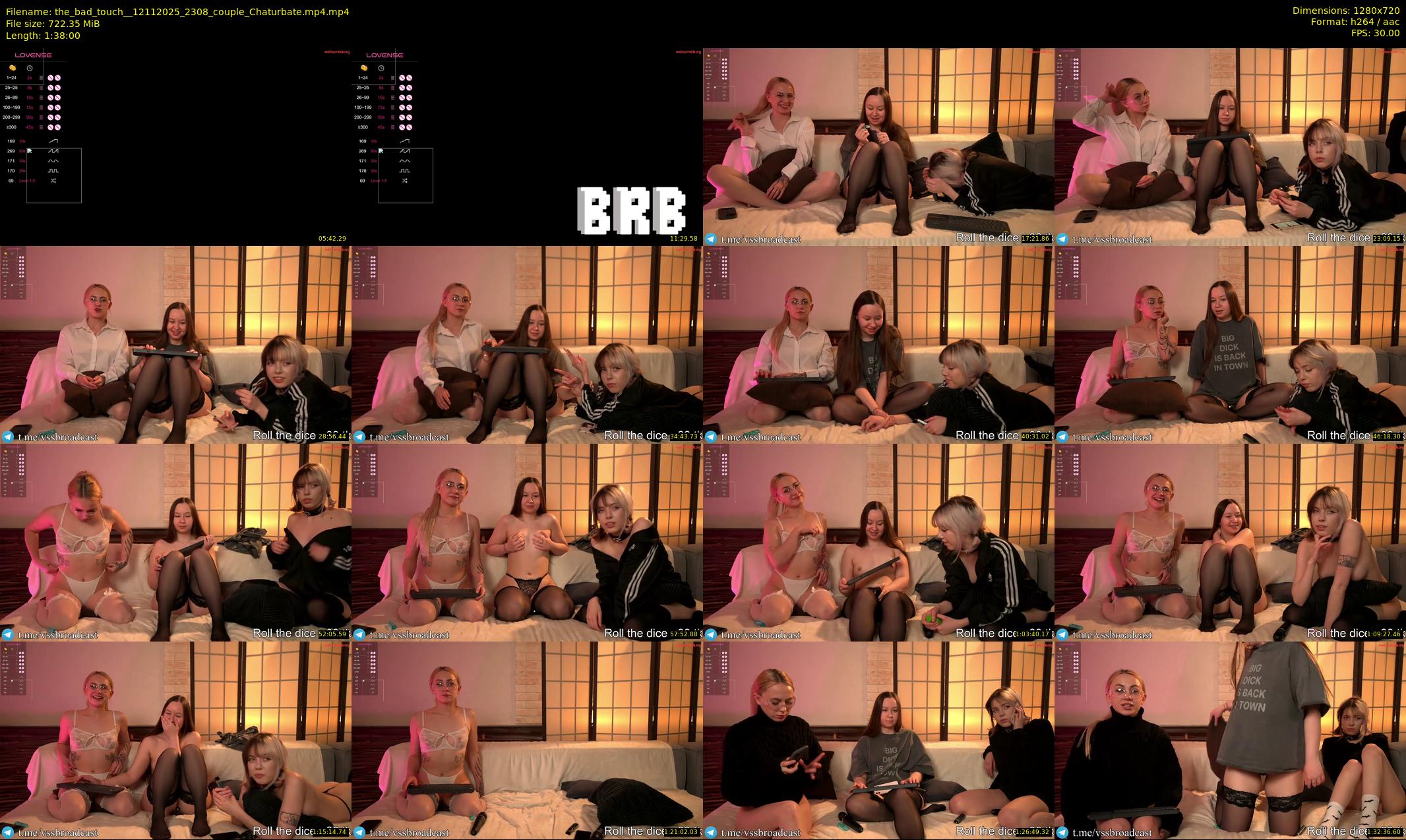 the_bad_touch_ — 98 minute Chaturbate couple cam show recording, 720p, Nov 12, 2025