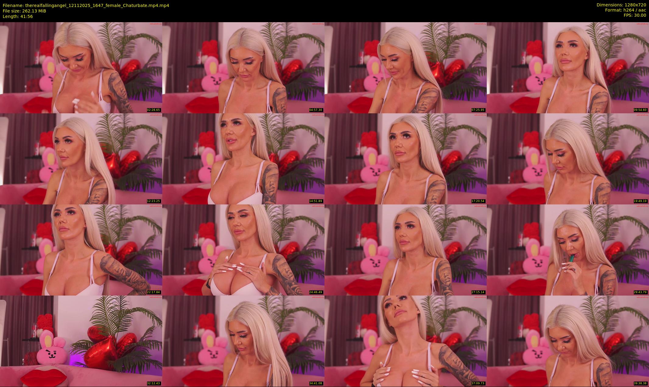therealfallingangel — 42 minute Chaturbate female cam show recording, 720p, Nov 12, 2025