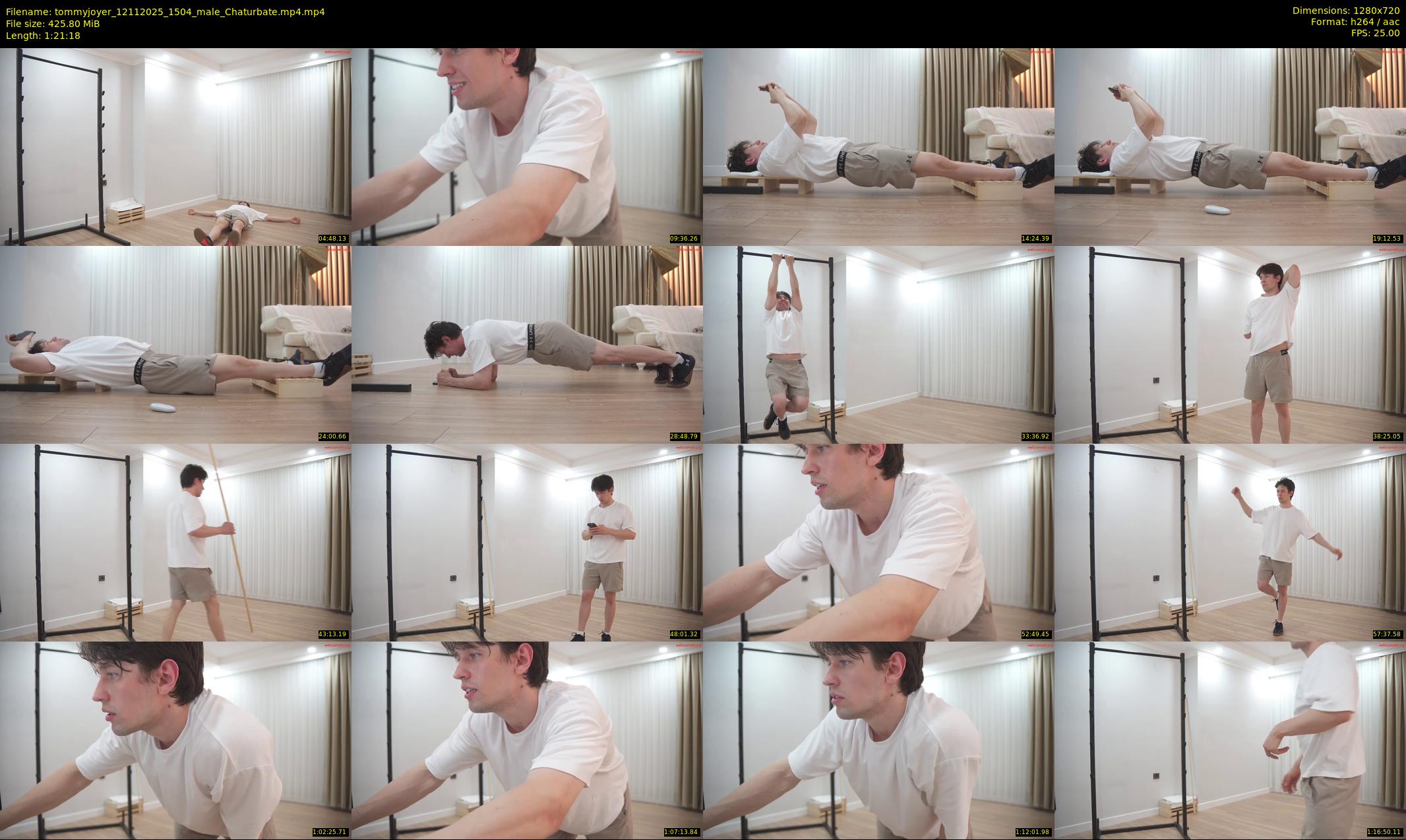 tommyjoyer — 82 minute Chaturbate male cam show recording, 720p, Nov 12, 2025