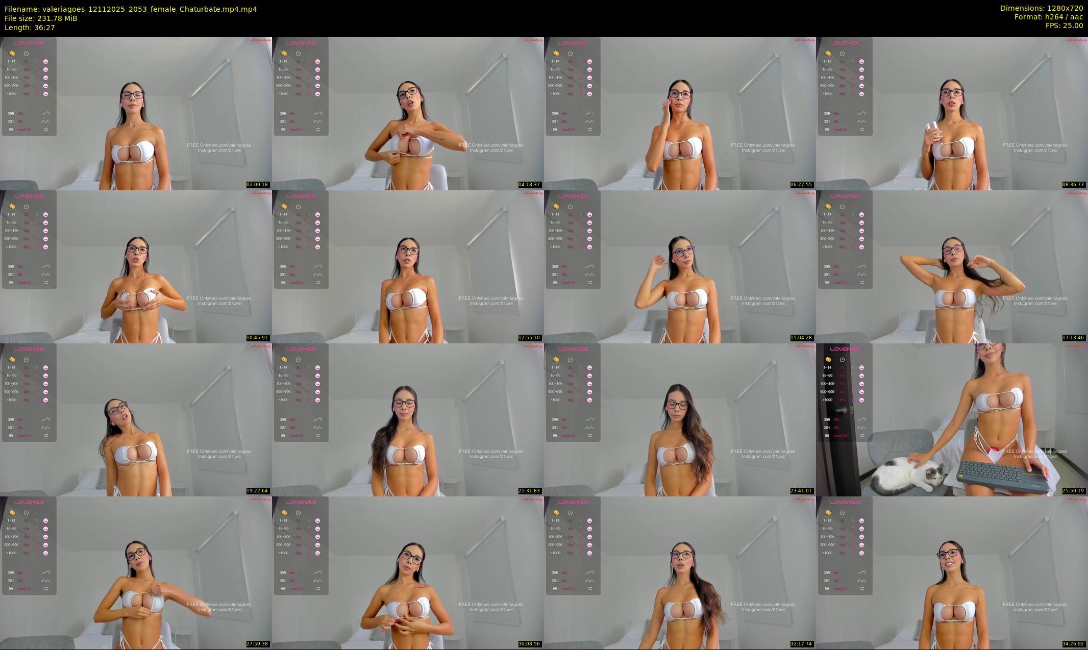 valeriagoes — 37 minute Chaturbate female cam show recording, 720p, Nov 12, 2025