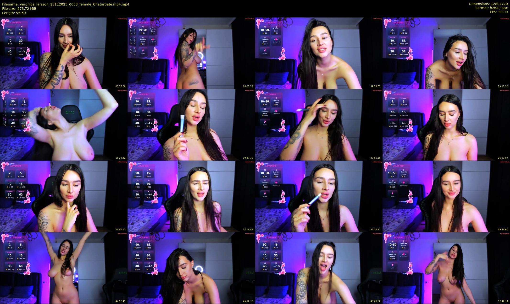 veronica_larsson — 56 minute Chaturbate female cam show recording, 720p, Nov 13, 2025
