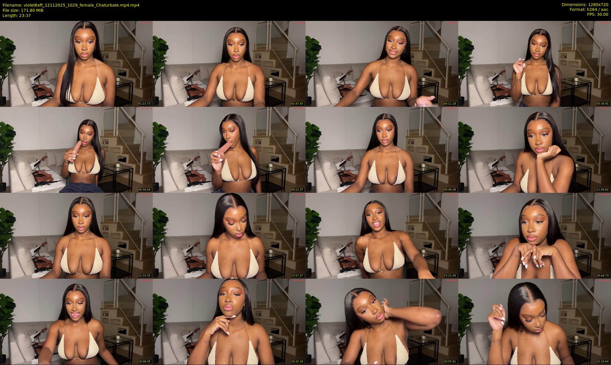 violet6xft — 24 minute Chaturbate female cam show recording, 720p, Nov 12, 2025