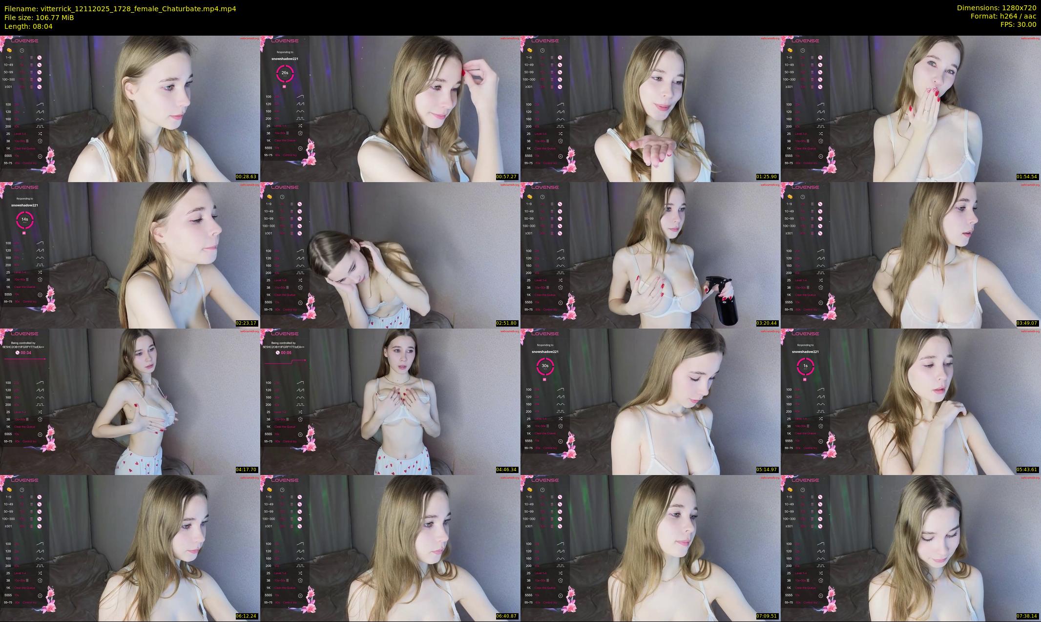 vitterrick — 9 minute Chaturbate female cam show recording, 720p, Nov 12, 2025