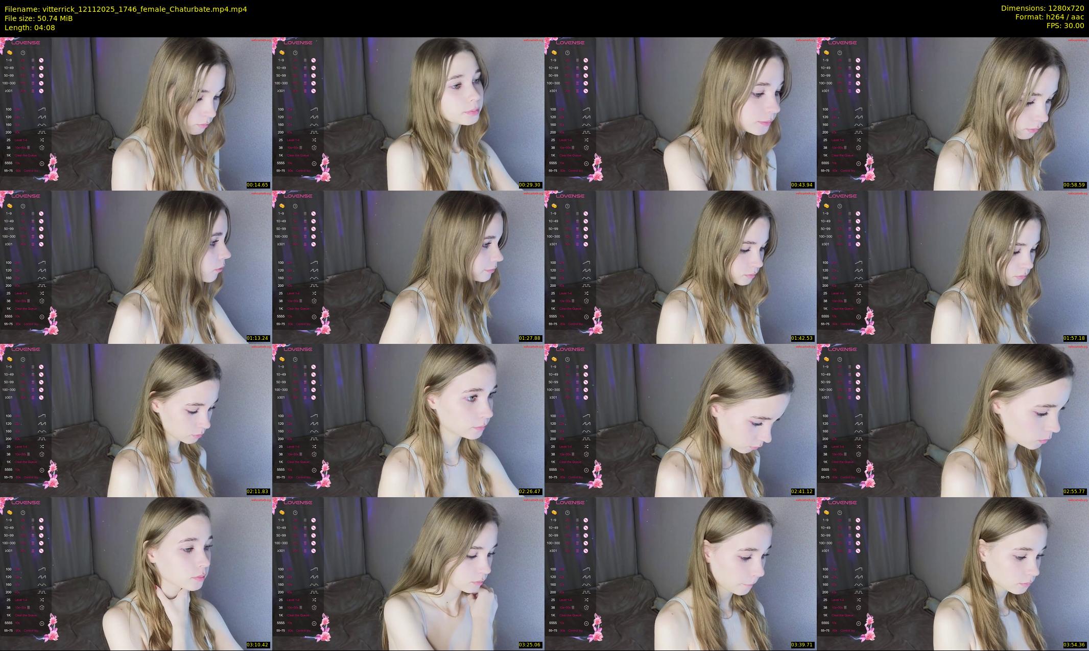 vitterrick — 5 minute Chaturbate female cam show recording, 720p, Nov 12, 2025