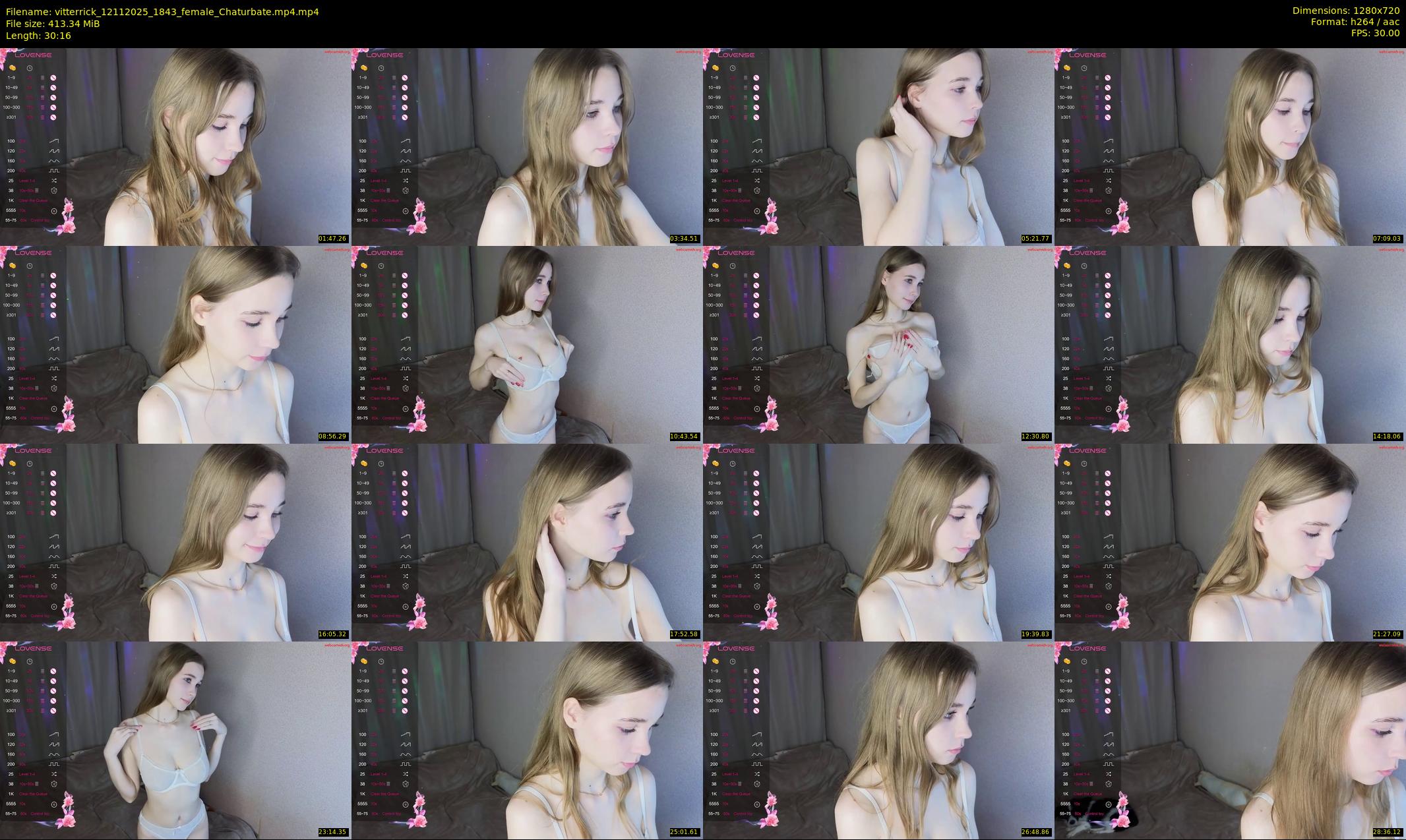 vitterrick — 31 minute Chaturbate female cam show recording, 720p, Nov 12, 2025
