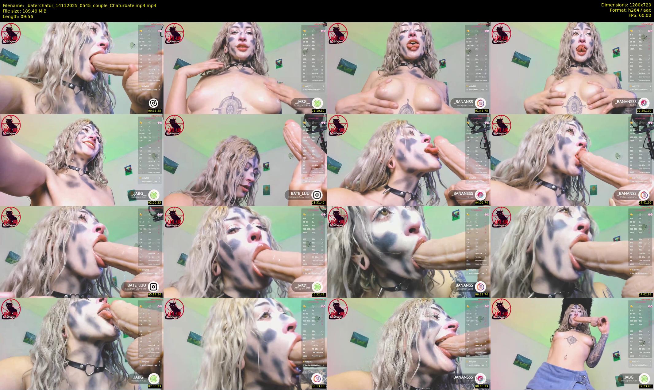 _baterchatur — 10 minute Chaturbate couple cam show recording, 720p, Nov 14, 2025