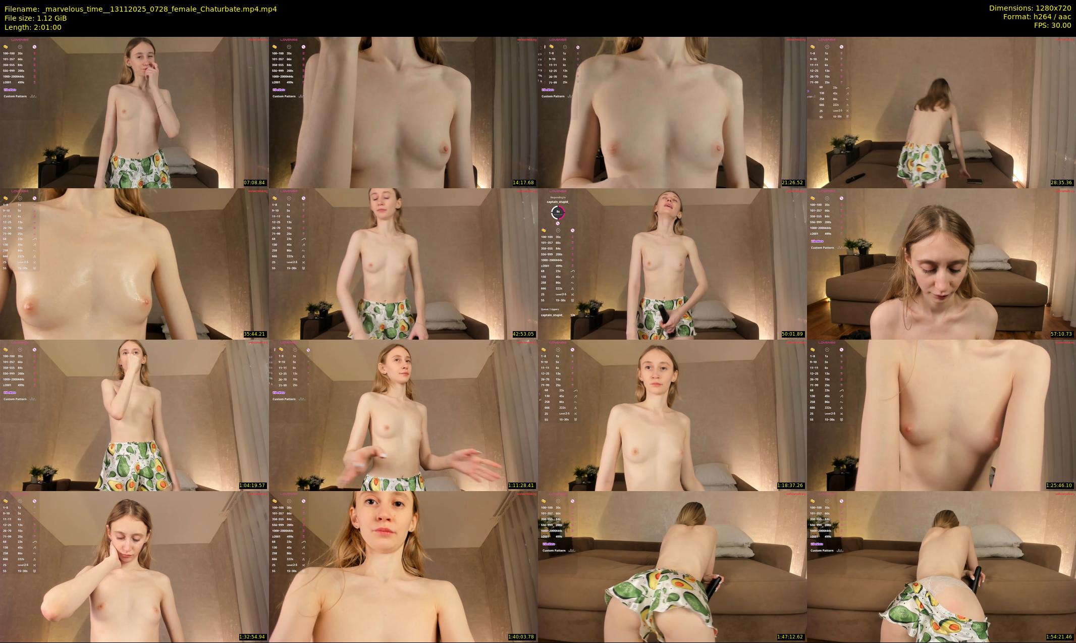 _marvelous_time_ — 121 minute Chaturbate female cam show recording, 720p, Nov 13, 2025