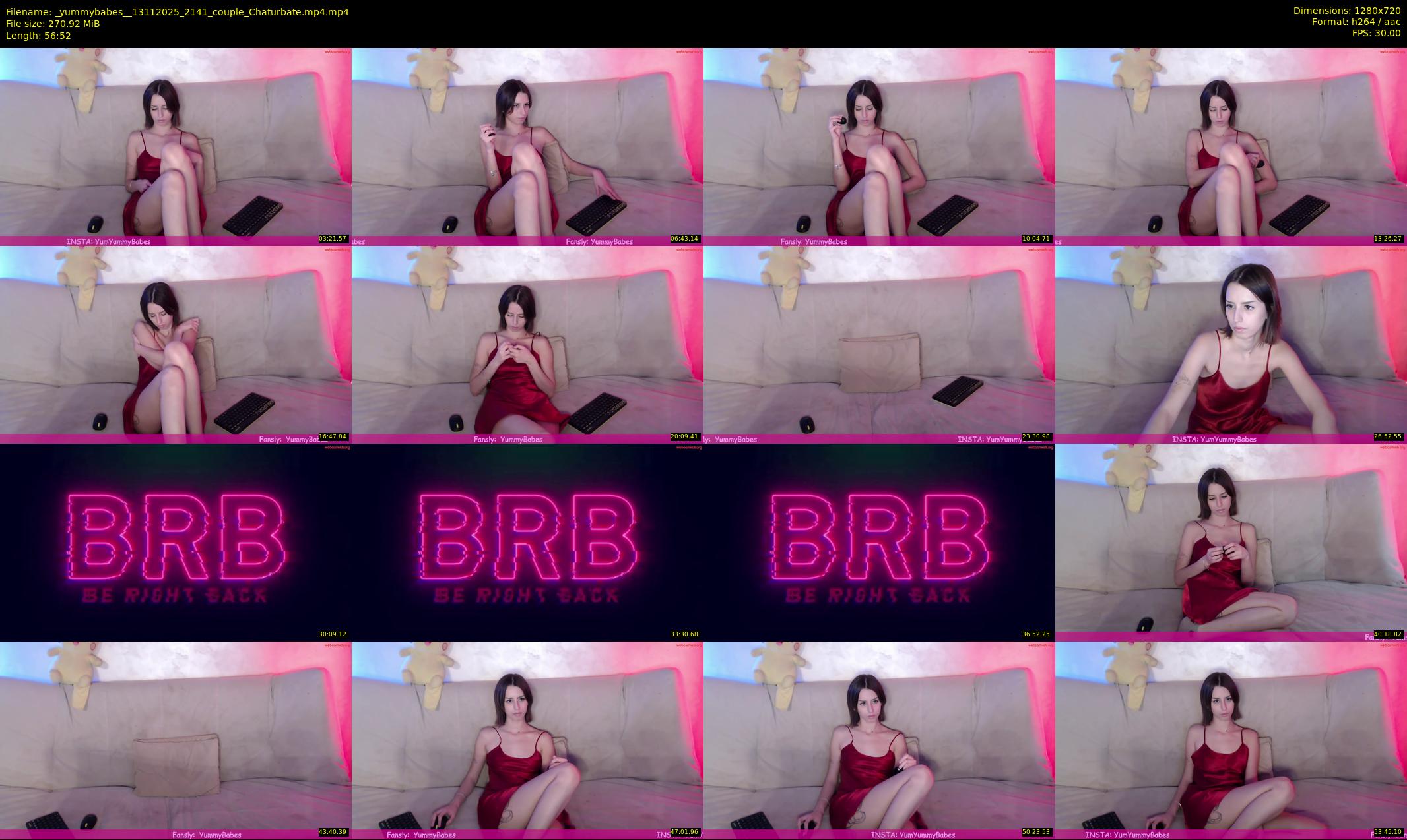 _yummybabes_ — 57 minute Chaturbate couple cam show recording, 720p, Nov 13, 2025
